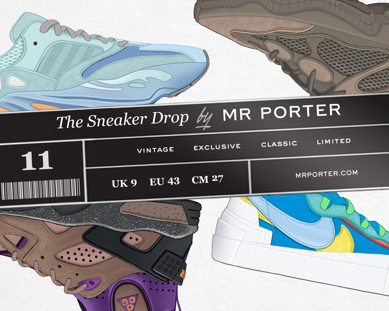 Fashion: The Sneaker Drop: The Latest Shoes From Nike, Yeezy And Sacai X  KAWS | The Journal | MR PORTER