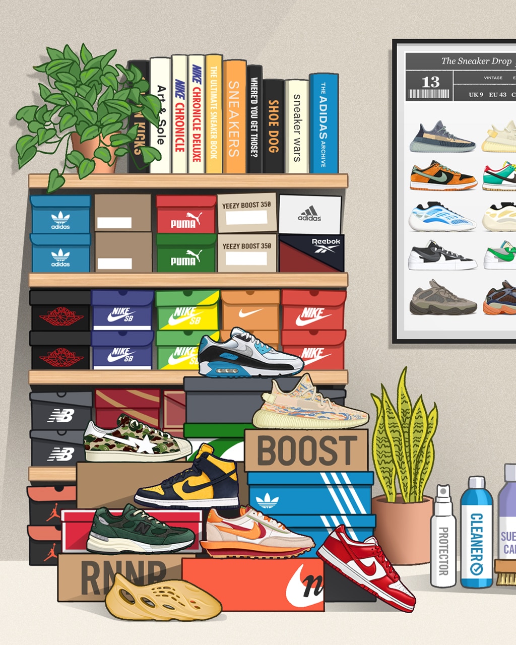 Sneaker Box Wall Art Poster -   Hypebeast wallpaper, Sneakers wallpaper,  Sneakers box