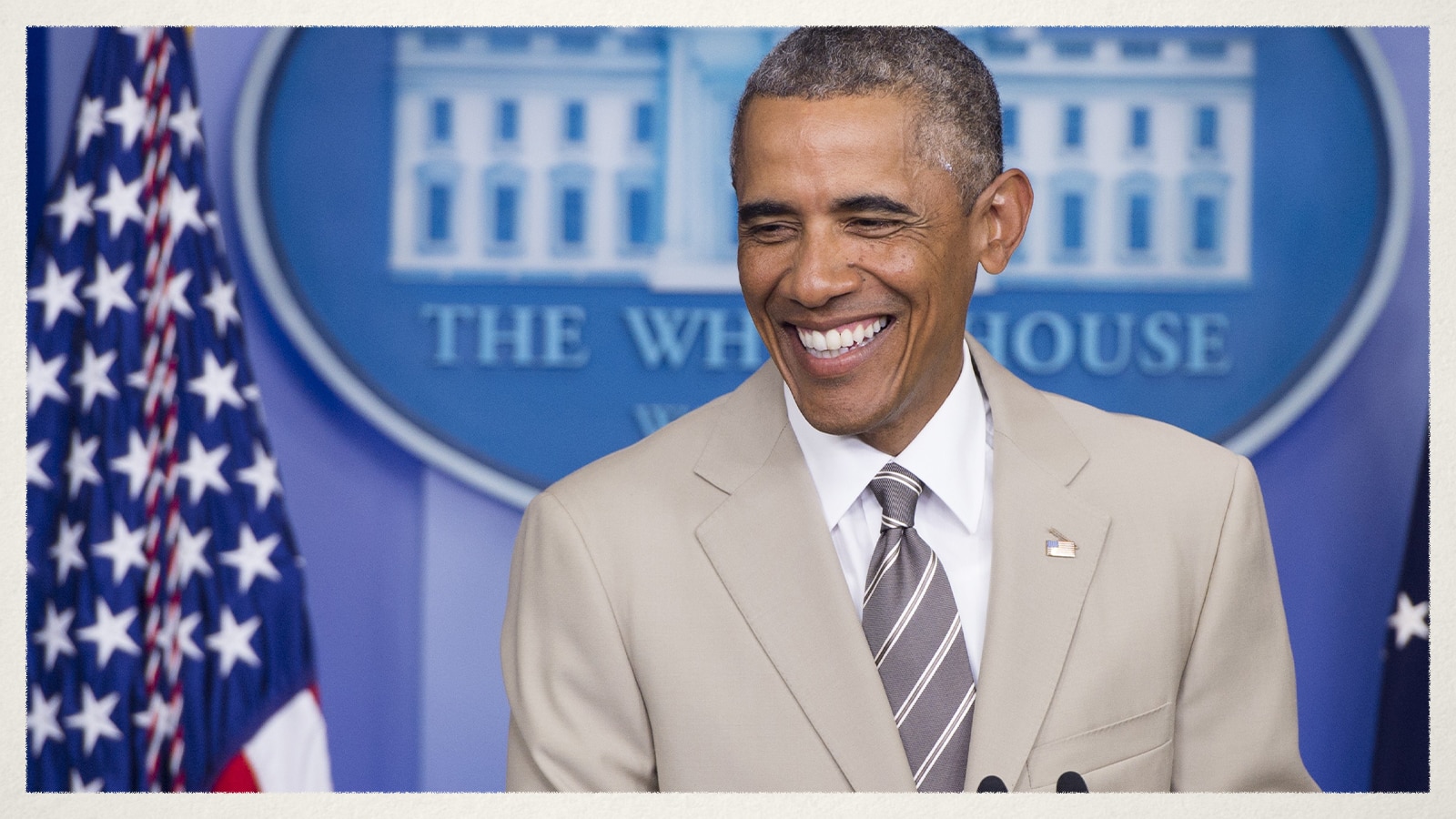 One Memorable Look: Mr Barack Obama's Tan Suit | The Journal | MR PORTER