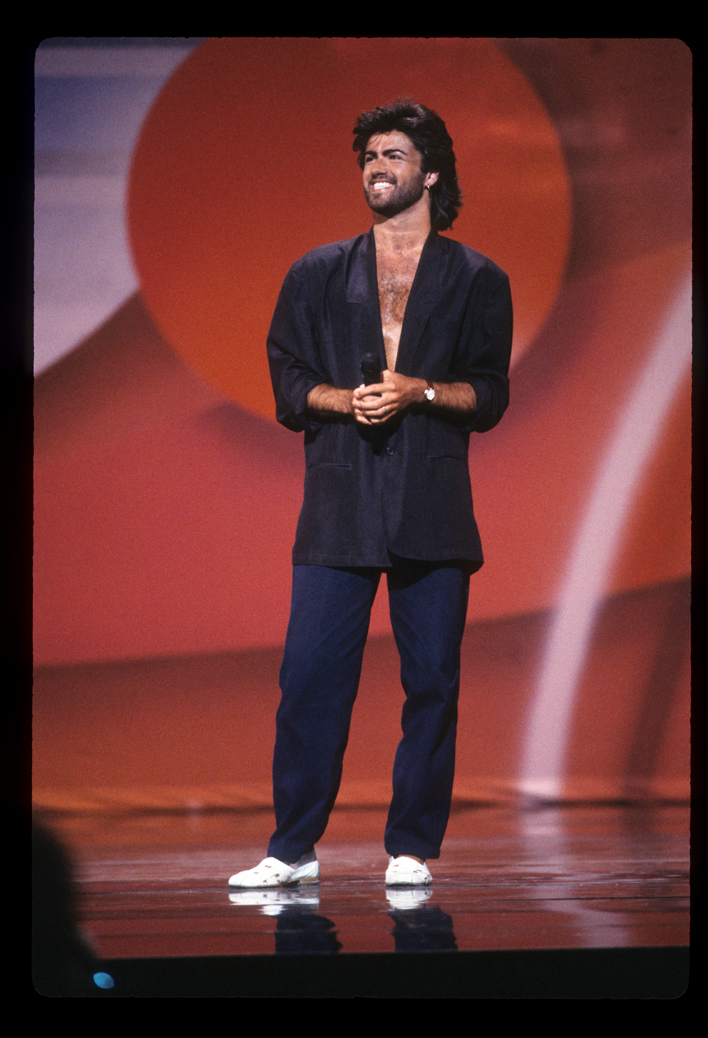 Fashion: One Memorable Look – Mr George Michael's Shirtless Suit | The  Journal | MR PORTER