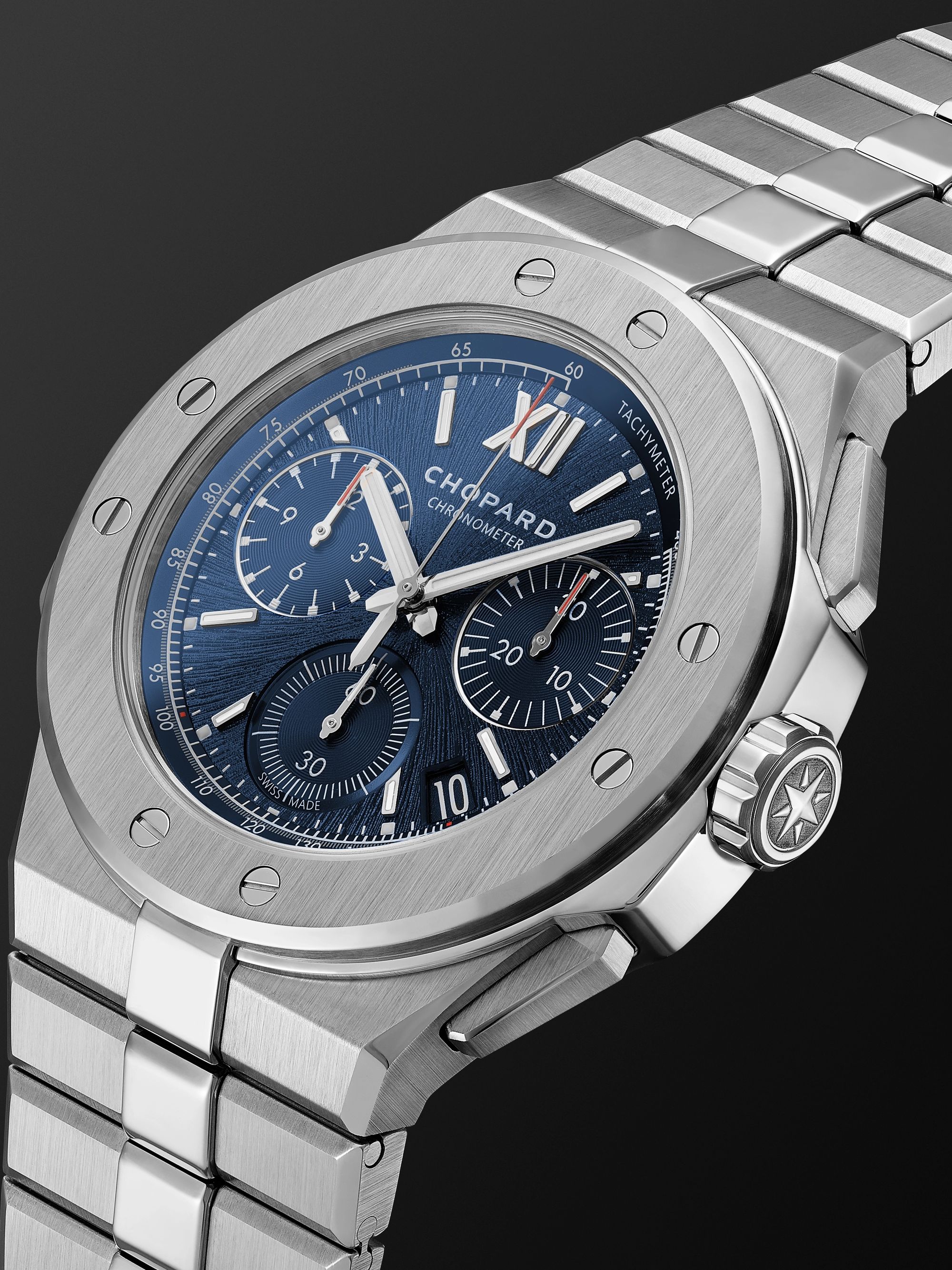 CHOPARD Alpine Eagle XL Chrono Automatic 44mm Lucent Steel Watch, Ref. No.  298609-3001 for Men | MR PORTER