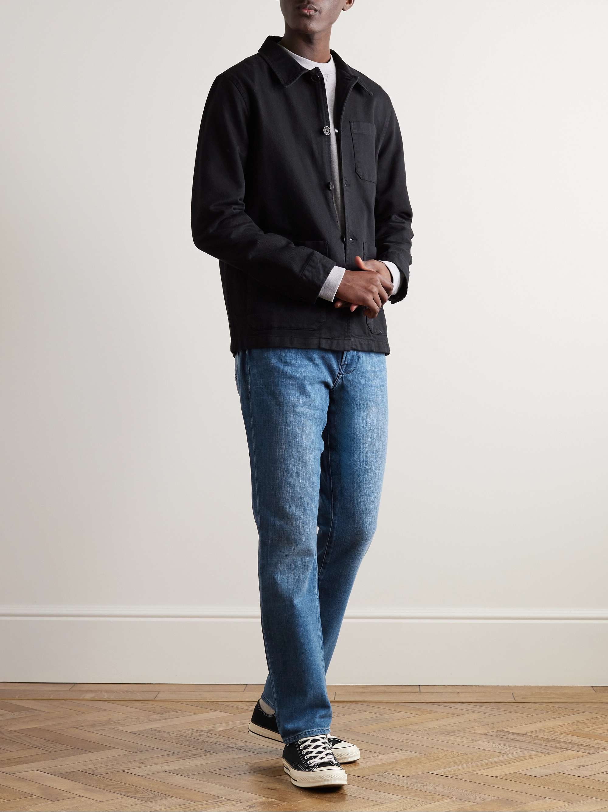 FRAME L'Homme Skinny-Fit Stretch-Denim Jeans | MR PORTER