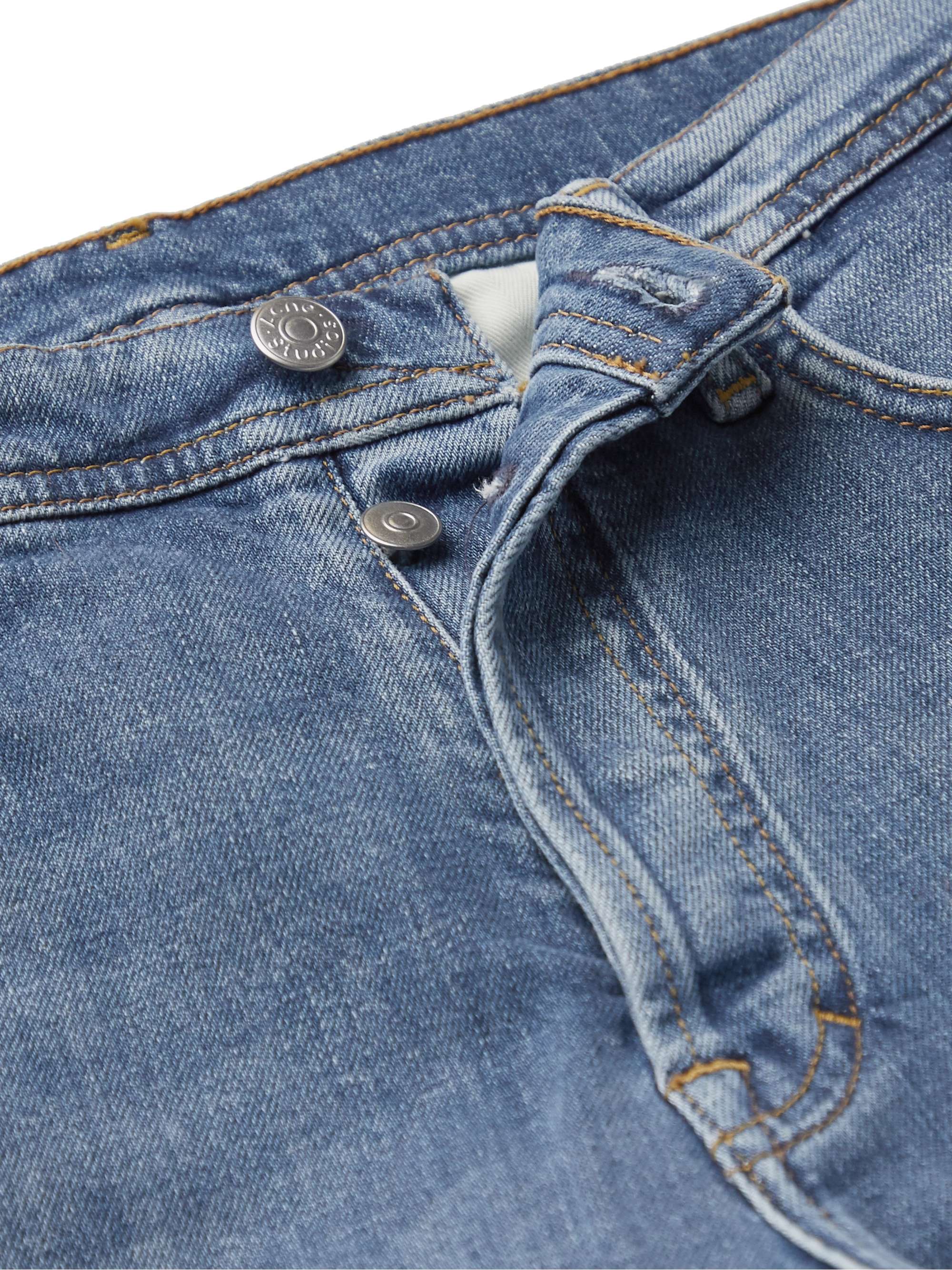ACNE STUDIOS River Slim-Fit Tapered Stretch-Denim Jeans | MR PORTER