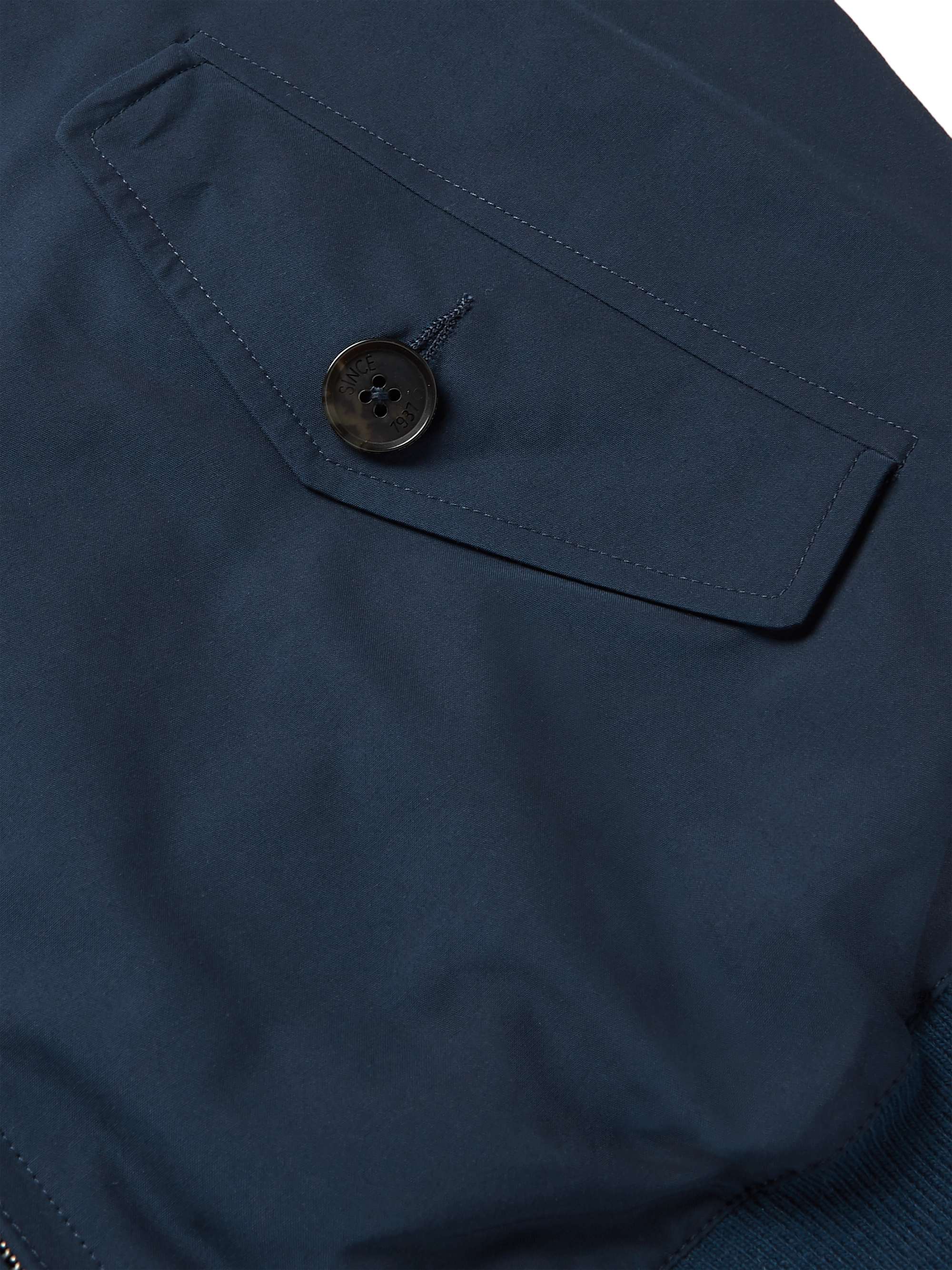 Navy G9 Cotton-Blend Harrington Jacket | BARACUTA | MR PORTER