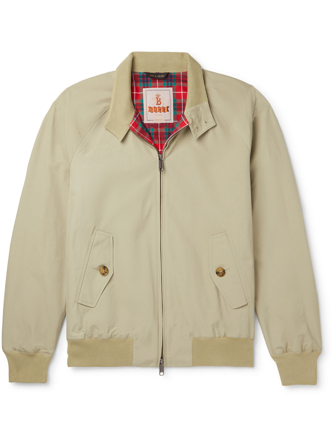 Baracuta - G9 Cotton-Blend Harrington Jacket - Men - Neutrals - UK/US 36  for Men