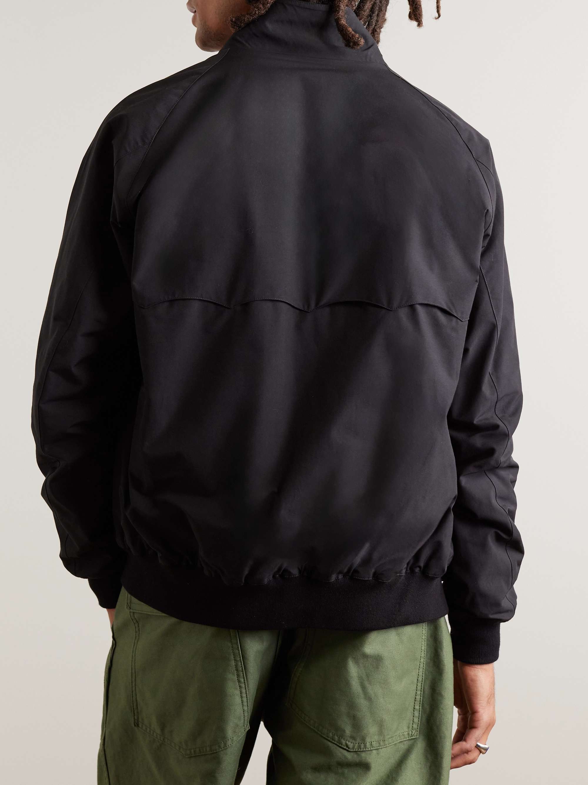 Black G9 Cotton-Blend Harrington Jacket | BARACUTA | MR PORTER
