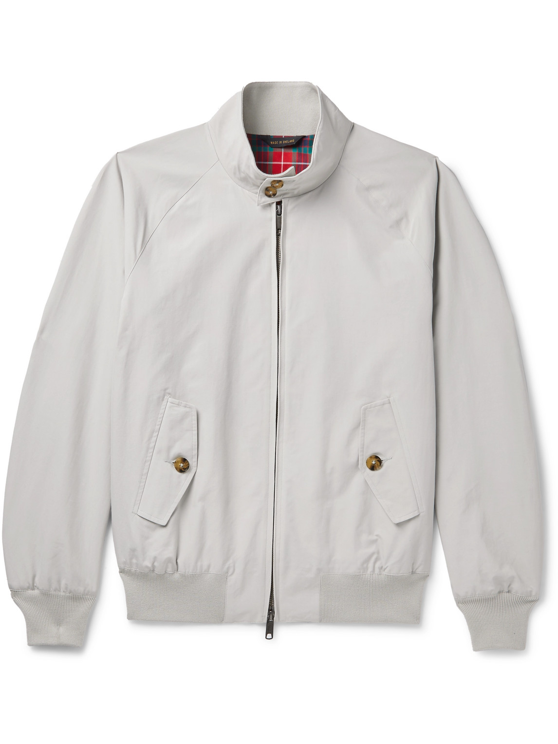 Baracuta G9 Cotton-blend Harrington Jacket In Grey | ModeSens