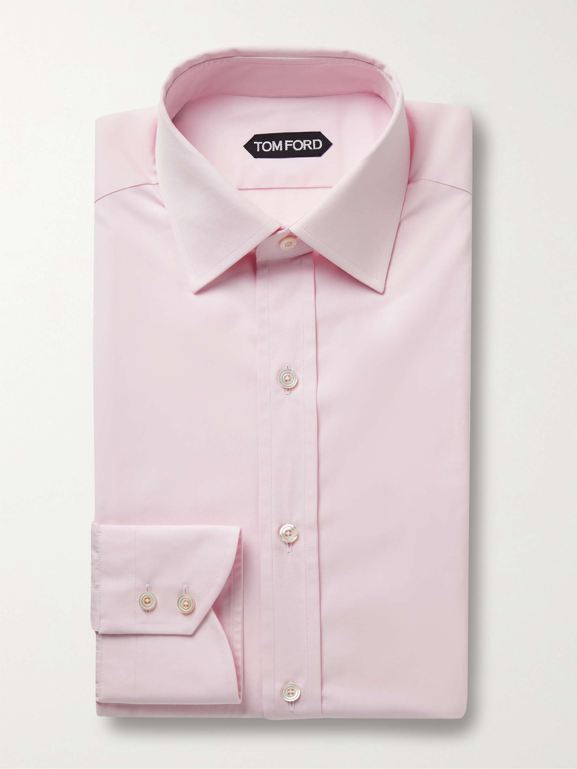 TOM FORD Slim-Fit Cotton Shirt for Men | MR PORTER