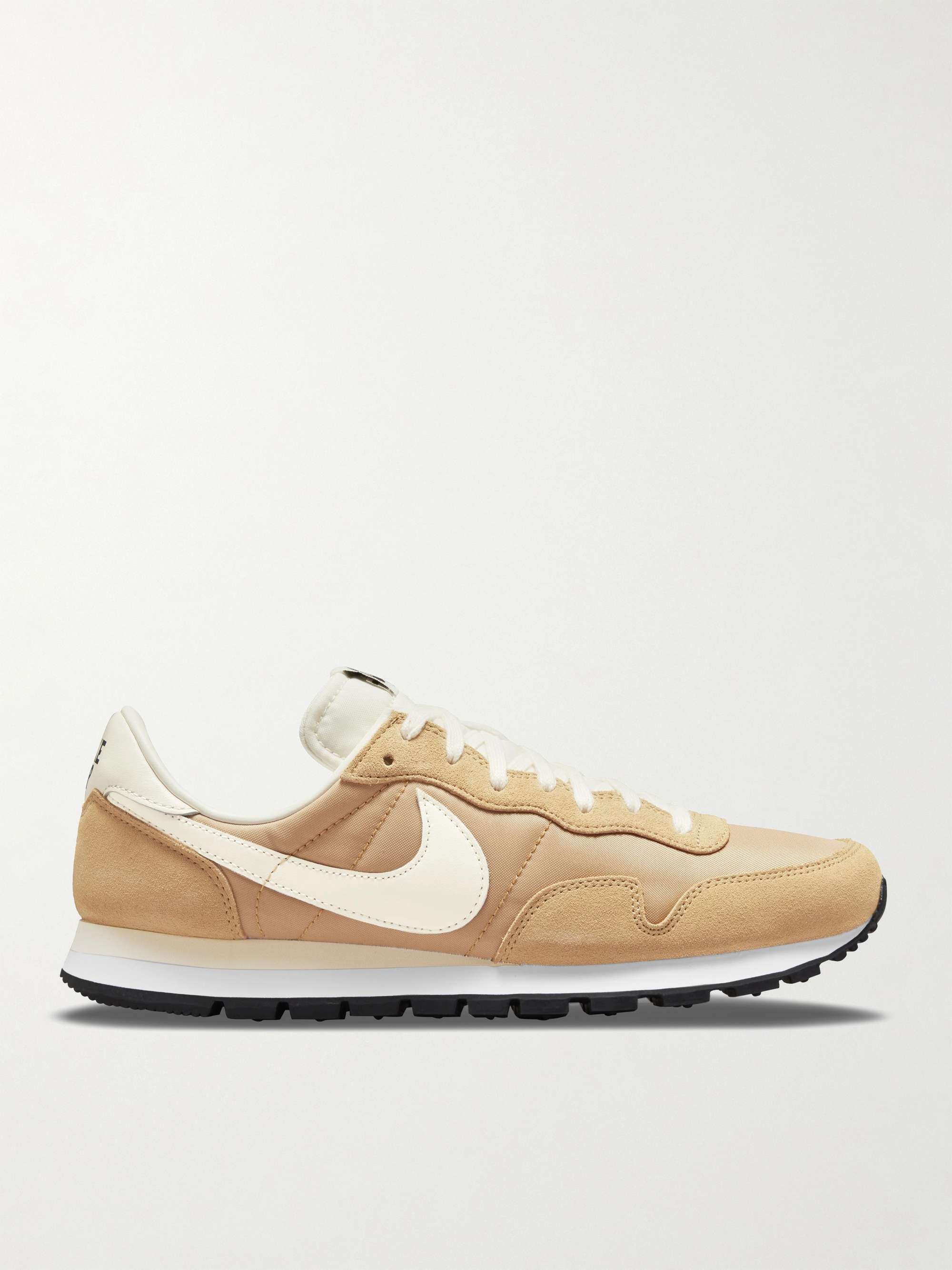 NIKE Air Pegasus 83 Leather-Trimmed Suede and Shell Sneakers for Men | MR  PORTER