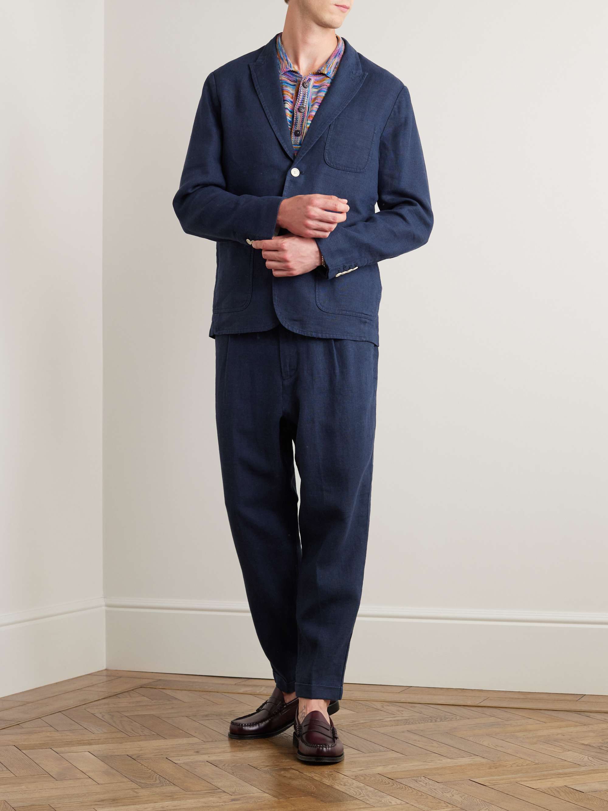ALEX MILL Mercer Linen Blazer for Men | MR PORTER