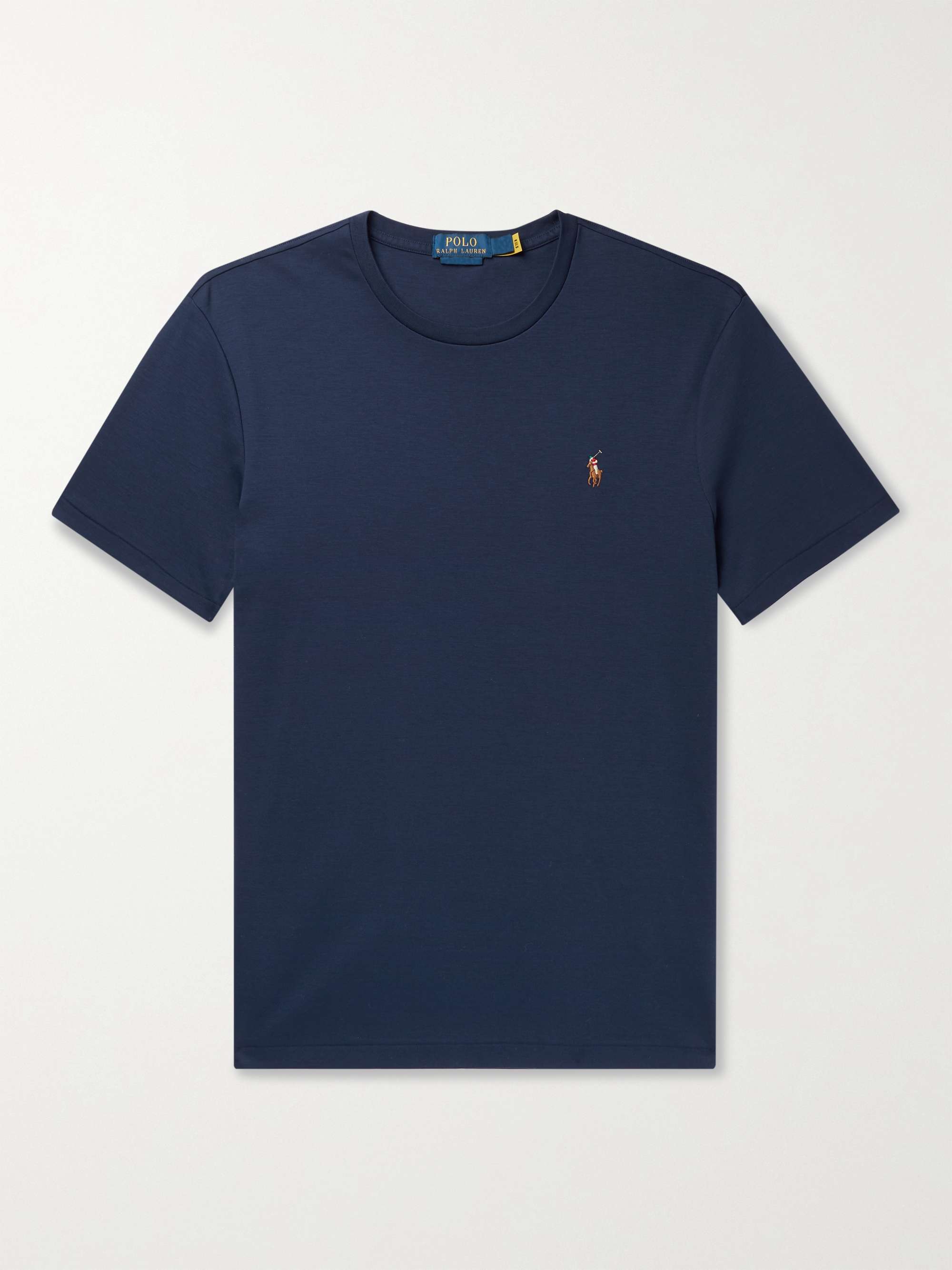 Navy Cotton-Jersey T-Shirt | POLO RALPH LAUREN | MR PORTER