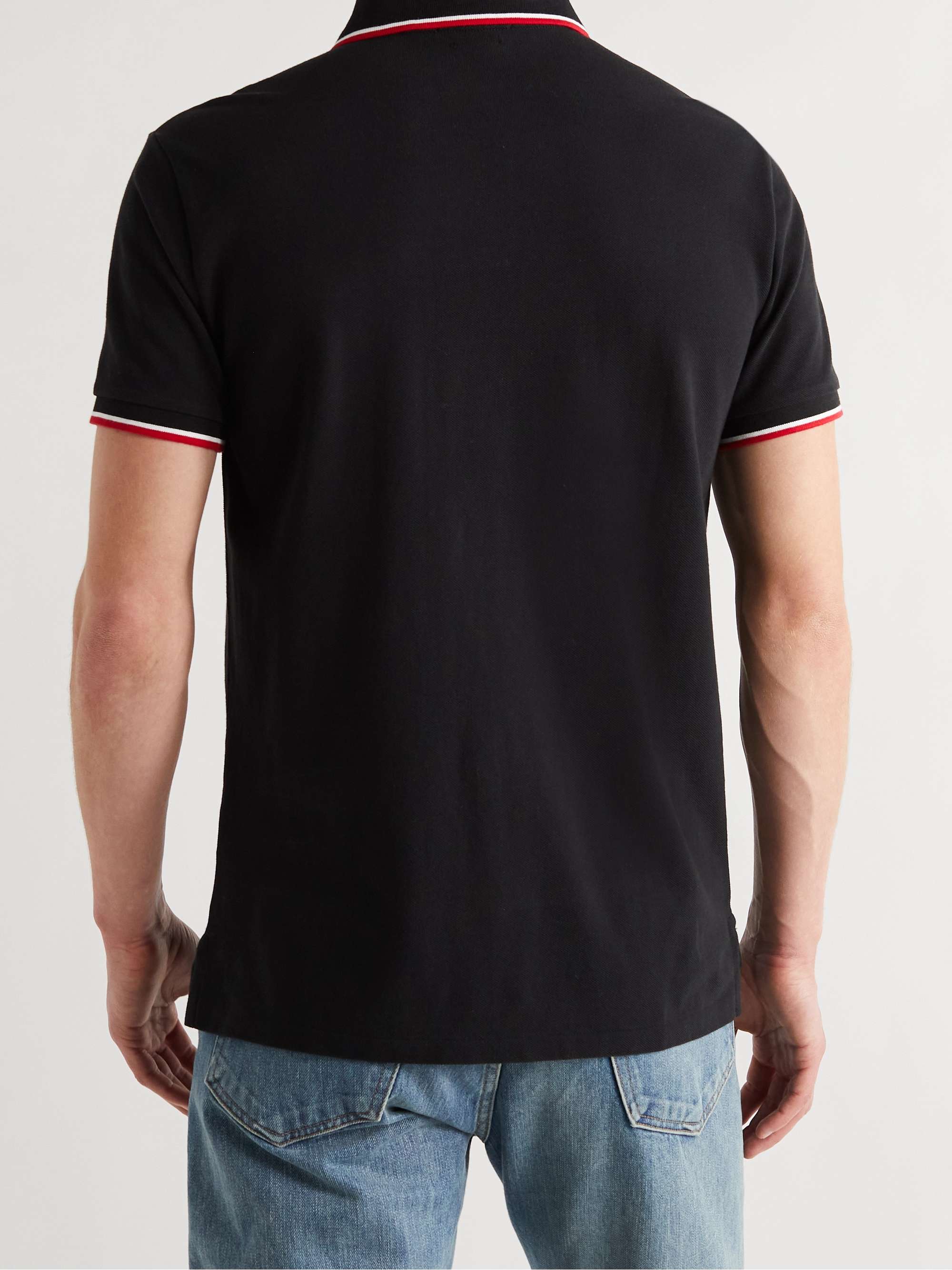 POLO RALPH LAUREN Slim-Fit Contrast-Tipped Cotton-Piqué Polo Shirt | MR  PORTER