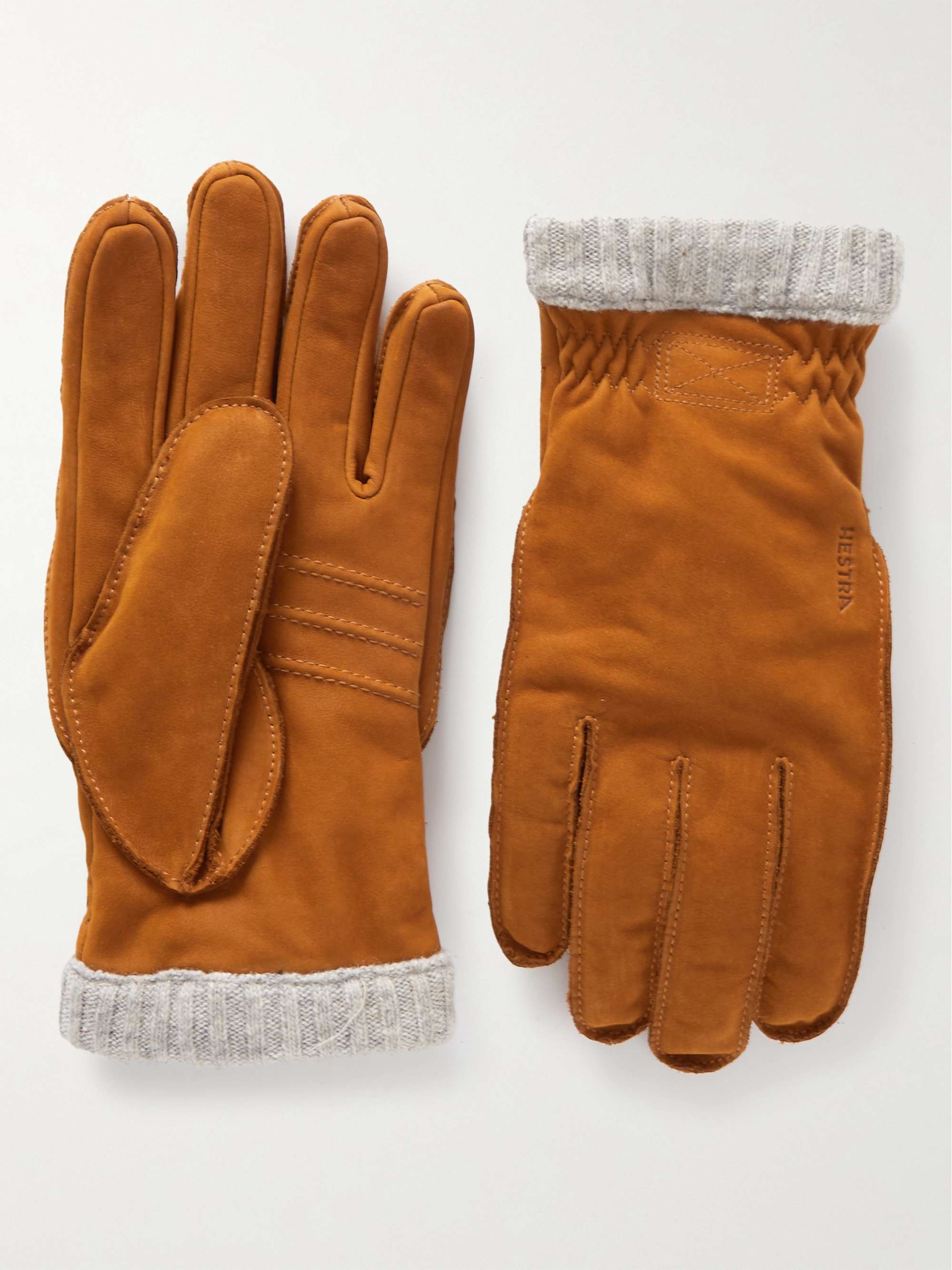 HESTRA Primaloft Fleece-Lined Full-Grain Leather Gloves for Men | MR PORTER