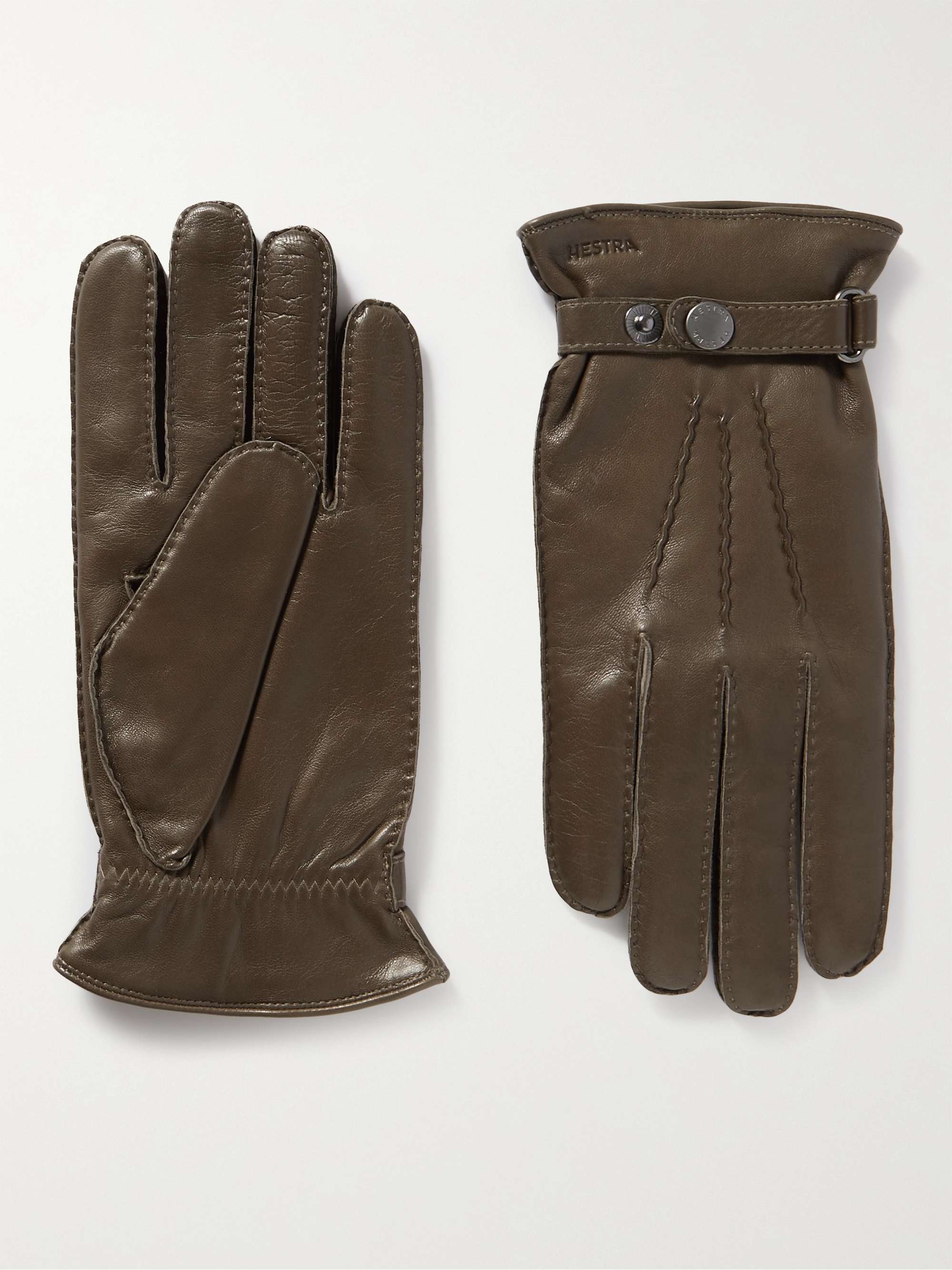 HESTRA Jake Wool-Lined Leather Gloves | MR PORTER