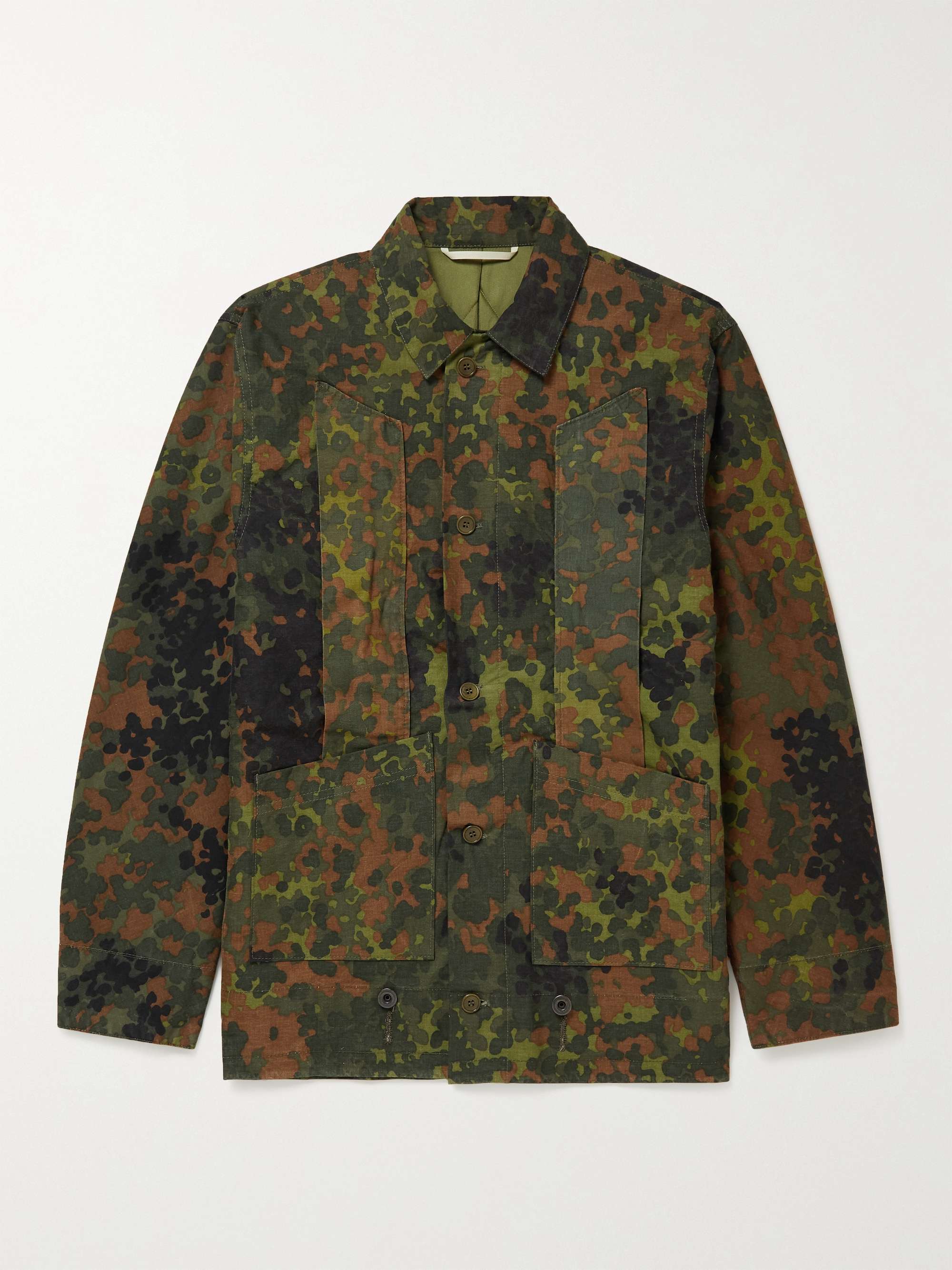 DOUBLE ELEVEN Camouflage-Print Cotton-Canvas Field Jacket for Men | MR  PORTER
