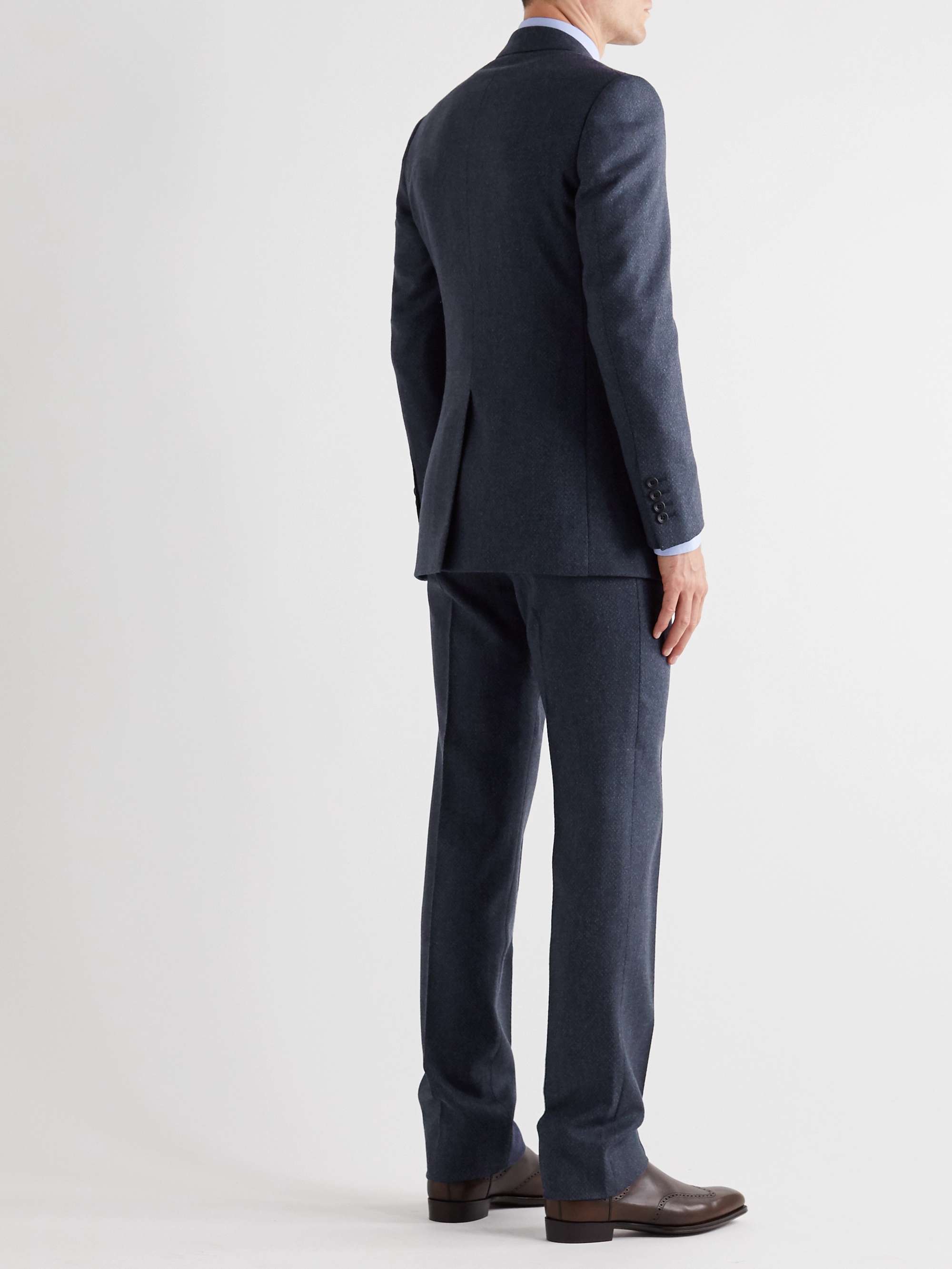 KINGSMAN Conrad Slim-Fit Mélange Wool Suit Jacket for Men | MR PORTER