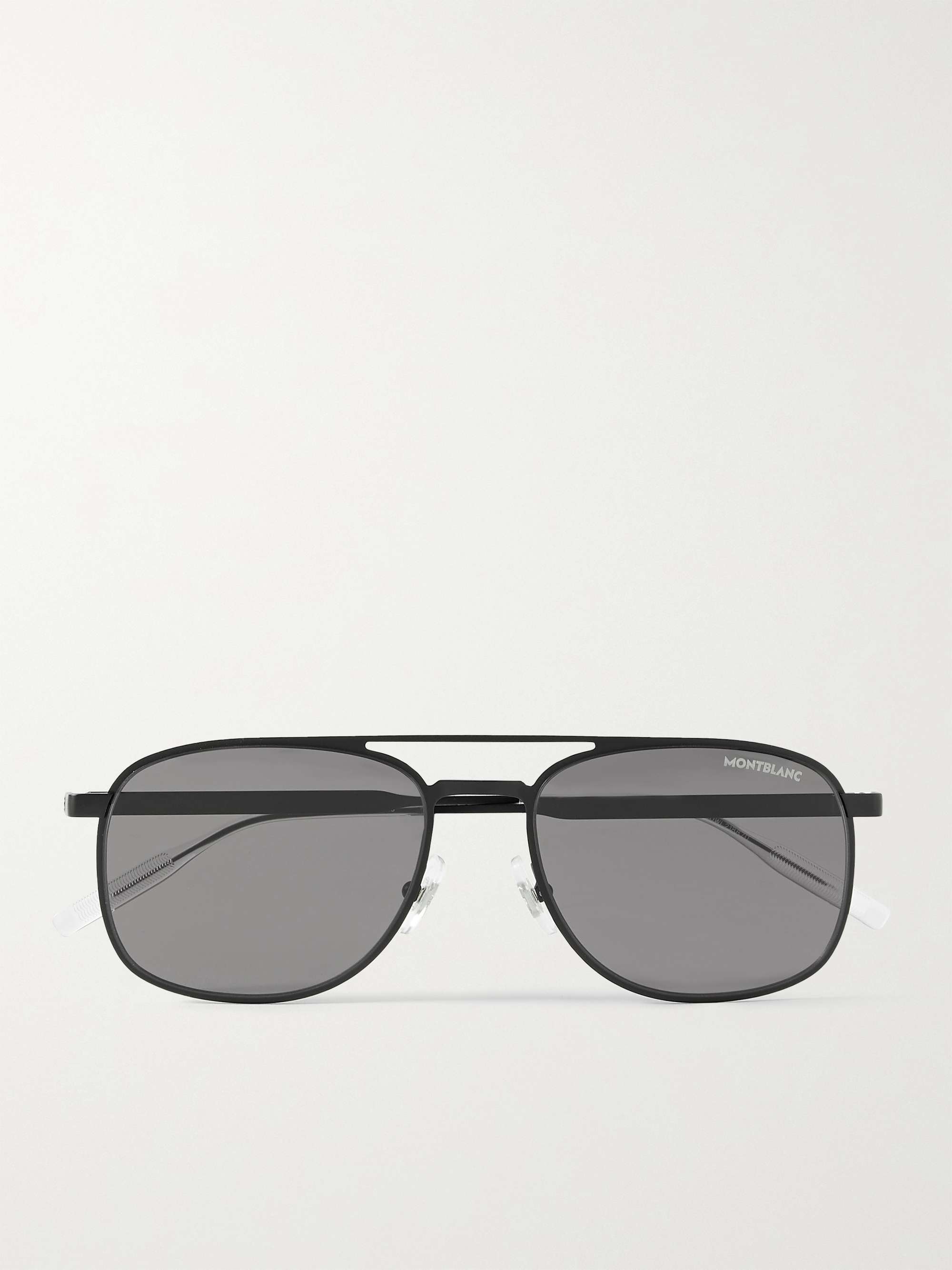 Black Aviator-Style Metal Sunglasses | MONTBLANC | MR PORTER