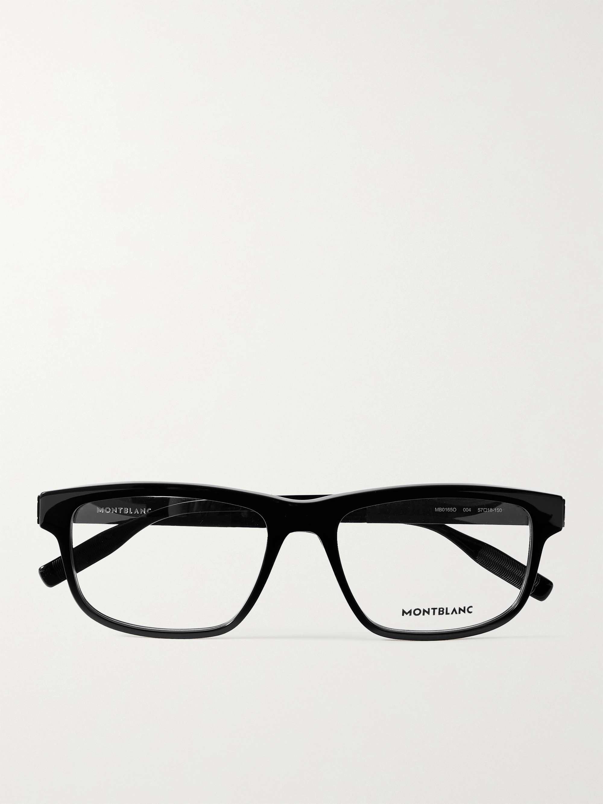 MONTBLANC Rectangular-Frame Acetate Optical Glasses for Men | MR PORTER