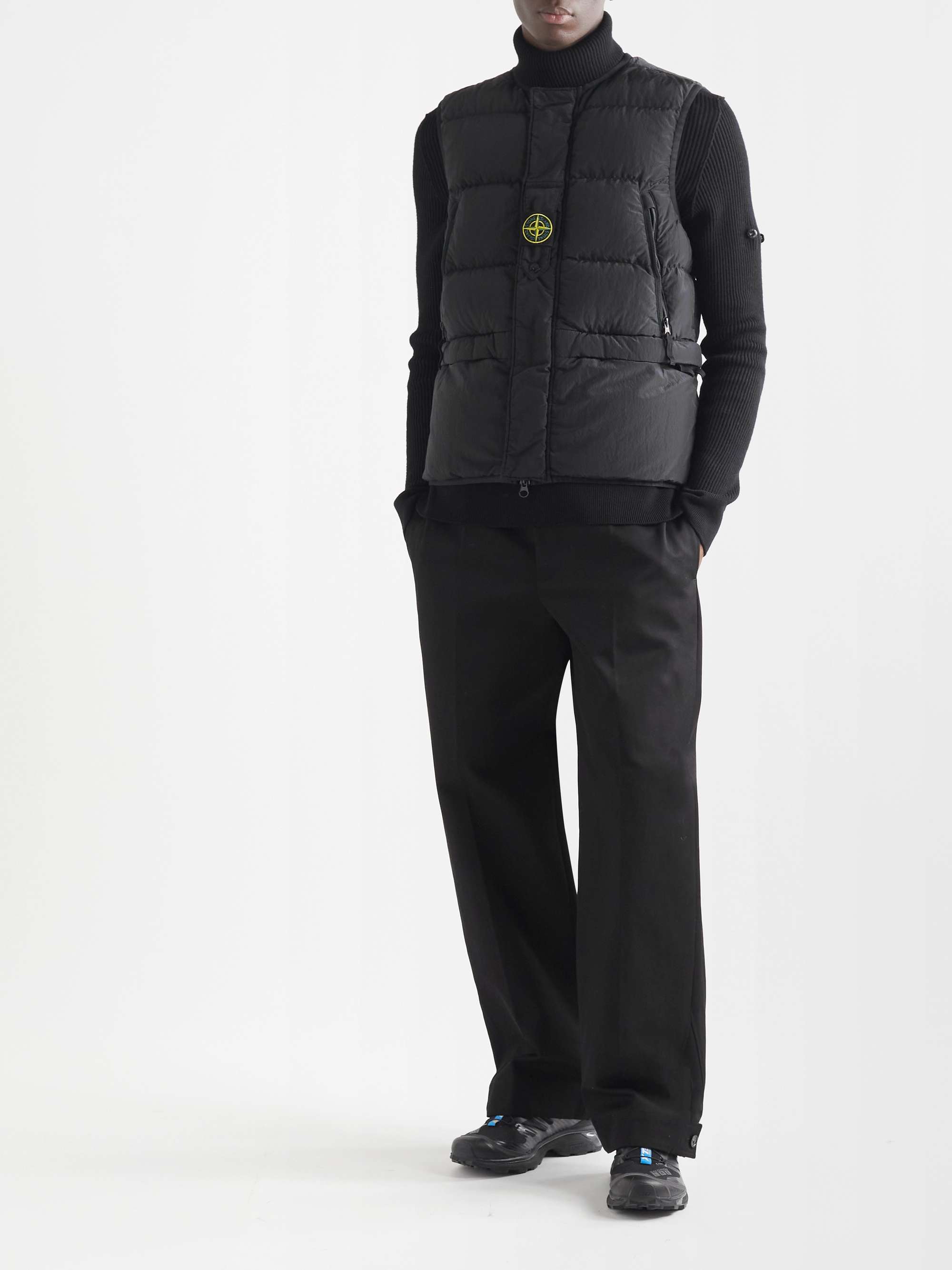 STONE ISLAND Convertible GORE-TEX Paclite Poncho and Quilted Nylon Down ...