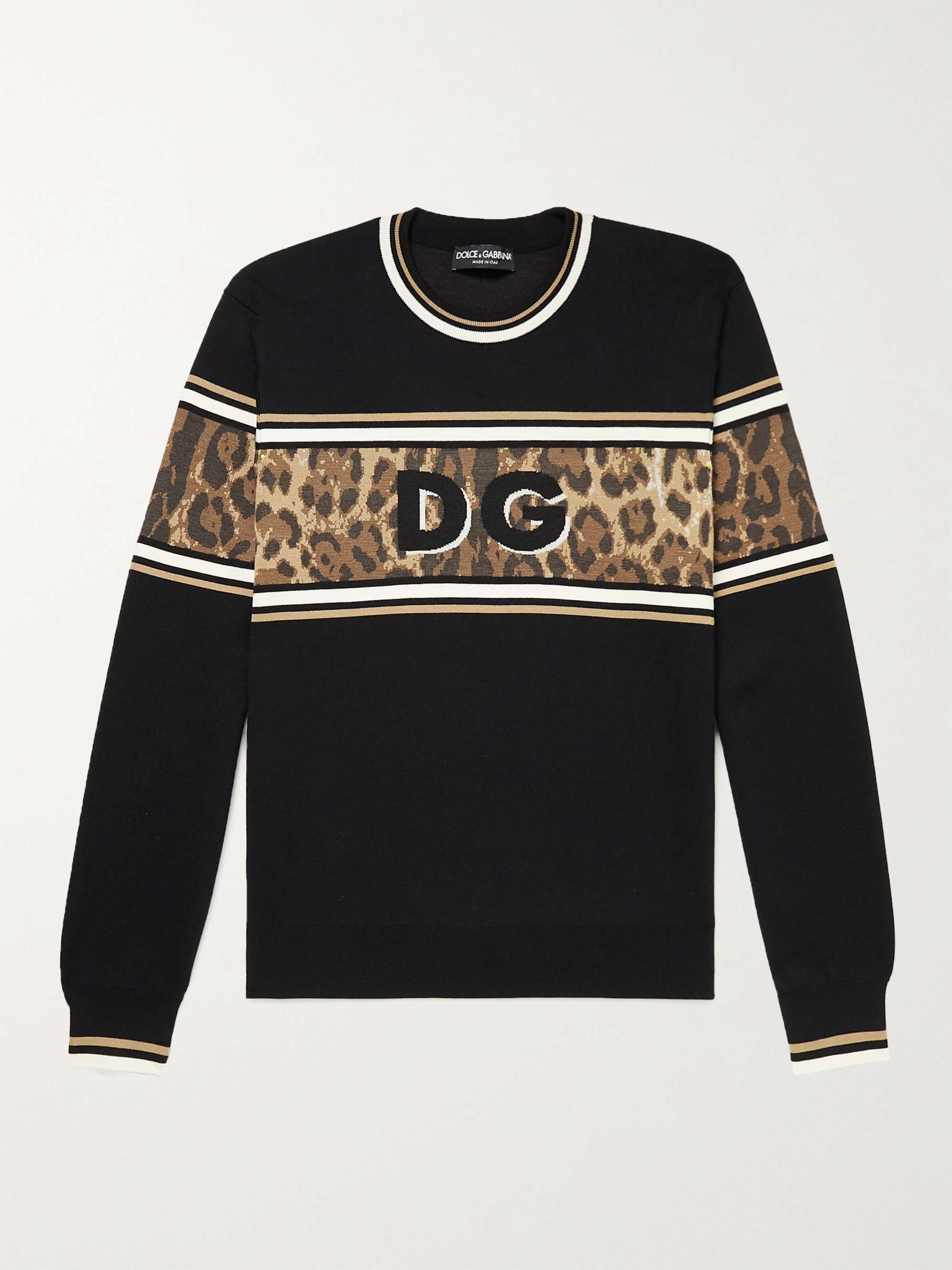 Dolce & Gabbana Leopard Print Underwear T-shirt Vintage -  Canada