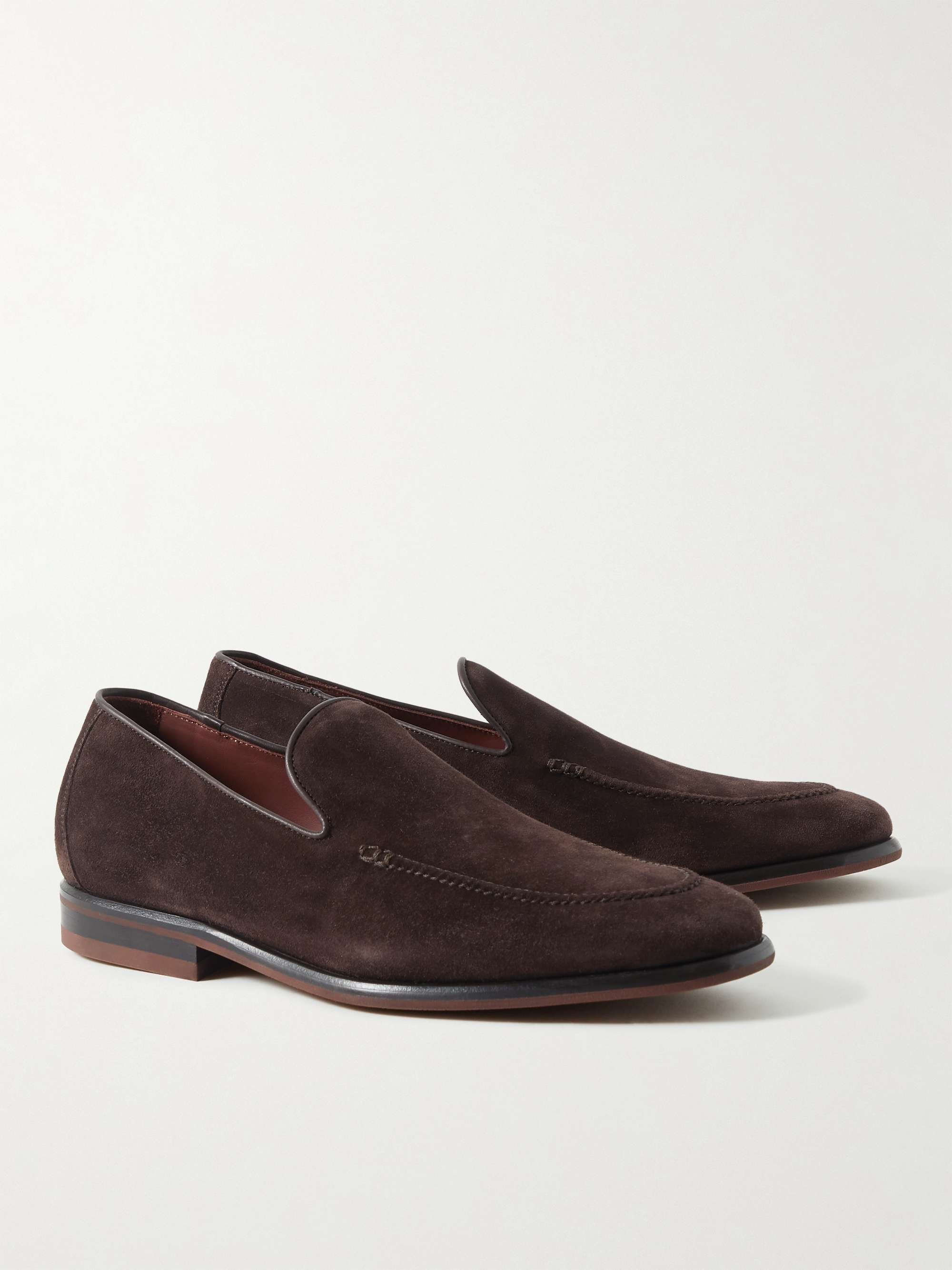 LORO PIANA City Suede Loafers for Men | MR PORTER