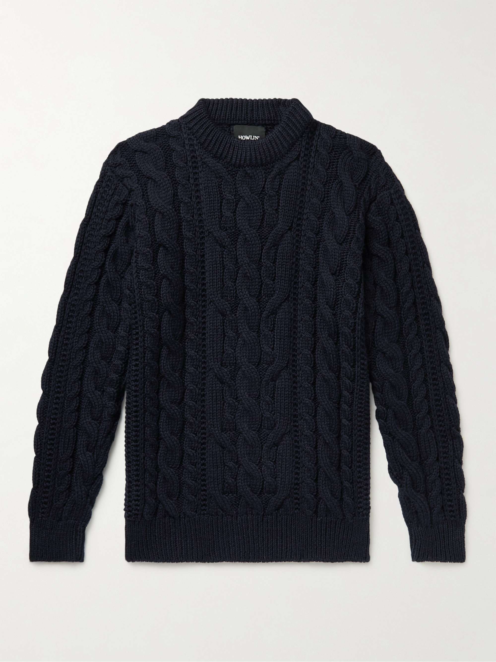 HOWLIN' Forbidden Dreams Cable-Knit Wool Sweater for Men | MR PORTER