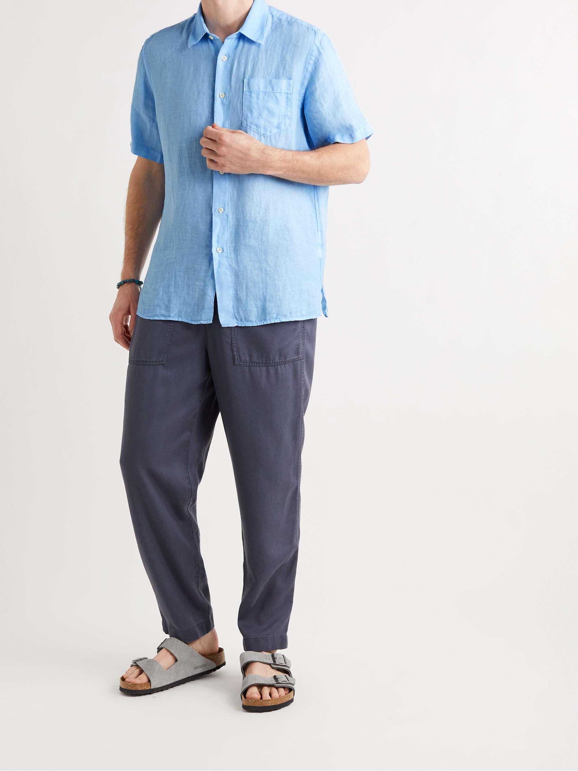 120% LINO Slim-Fit Linen Shirt | MR PORTER