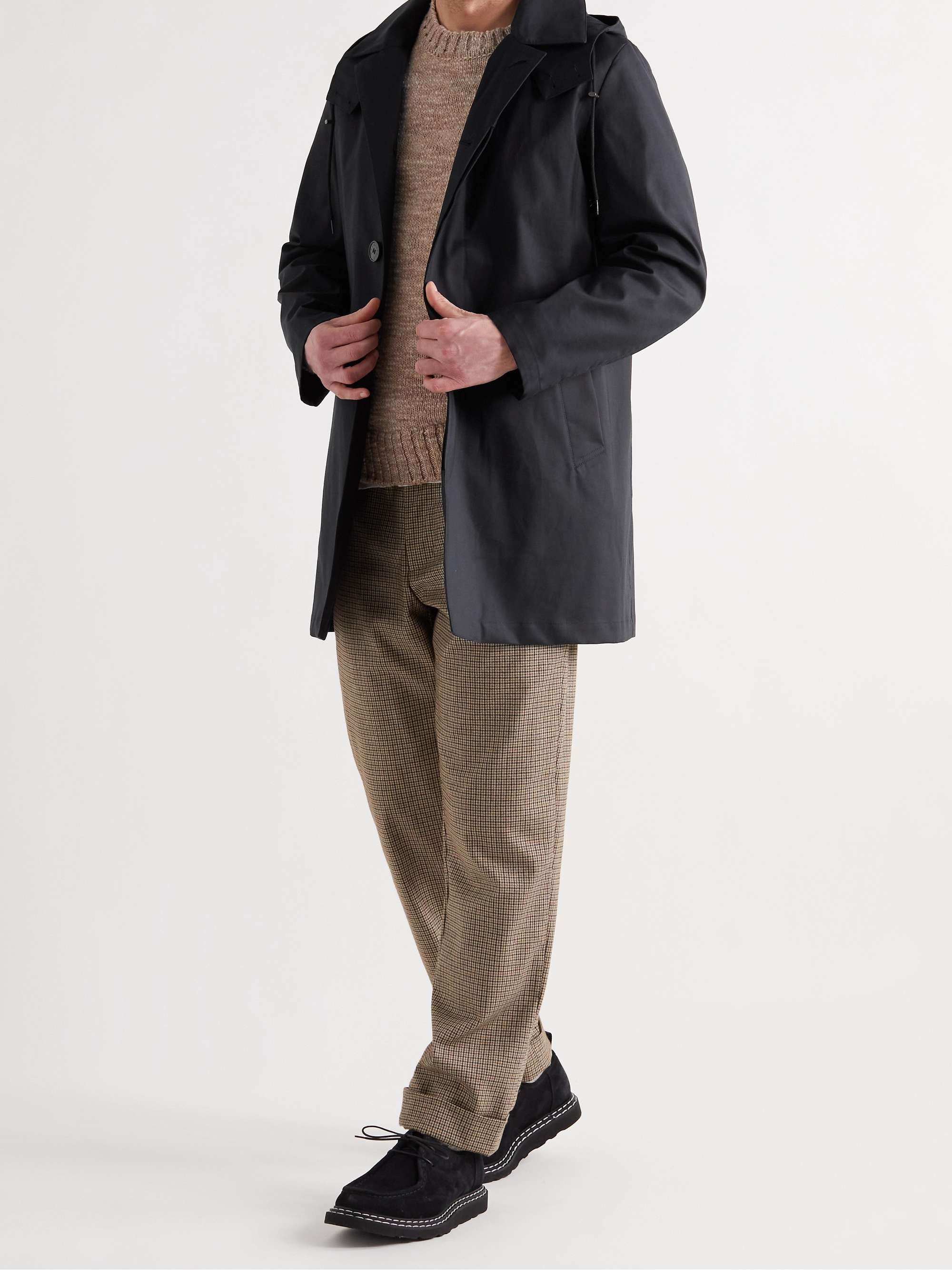 MACKINTOSH Cambridge Bonded Cotton Hooded Trench Coat | MR PORTER