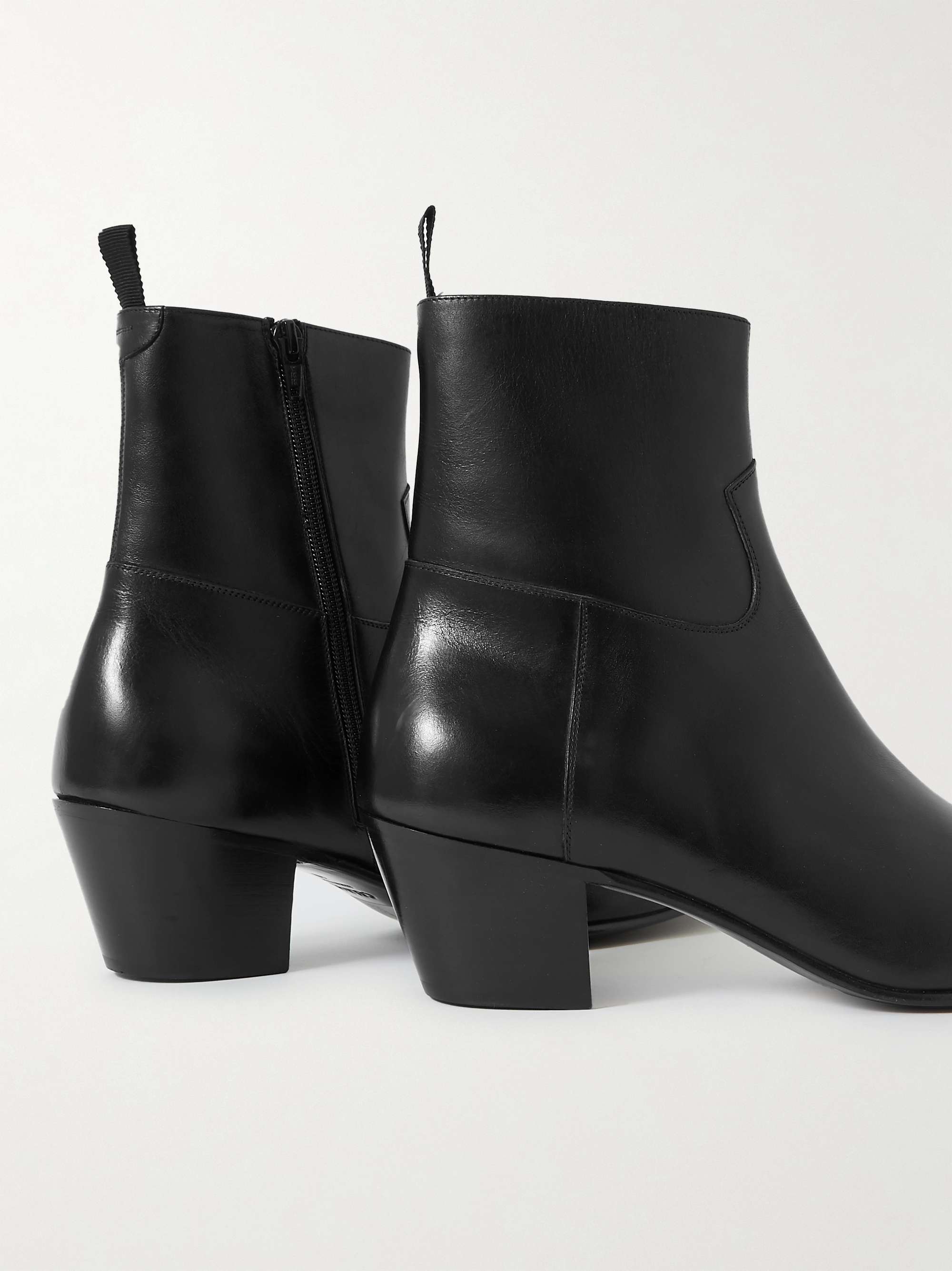 CELINE HOMME Jacno Leather Boots for Men | MR PORTER