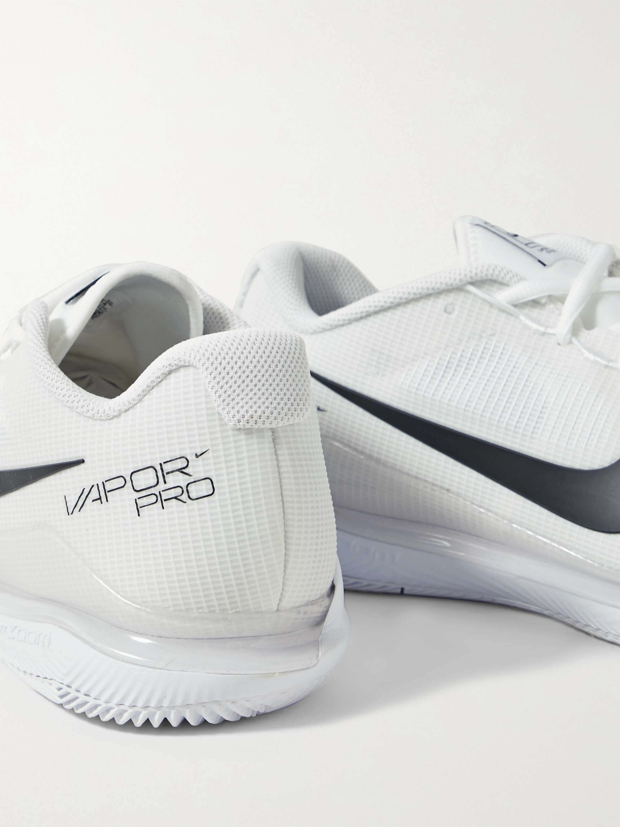 NIKE TENNIS NikeCourt Air Zoom Vapor Pro Rubber-Trimmed Mesh Tennis Sneakers  | MR PORTER