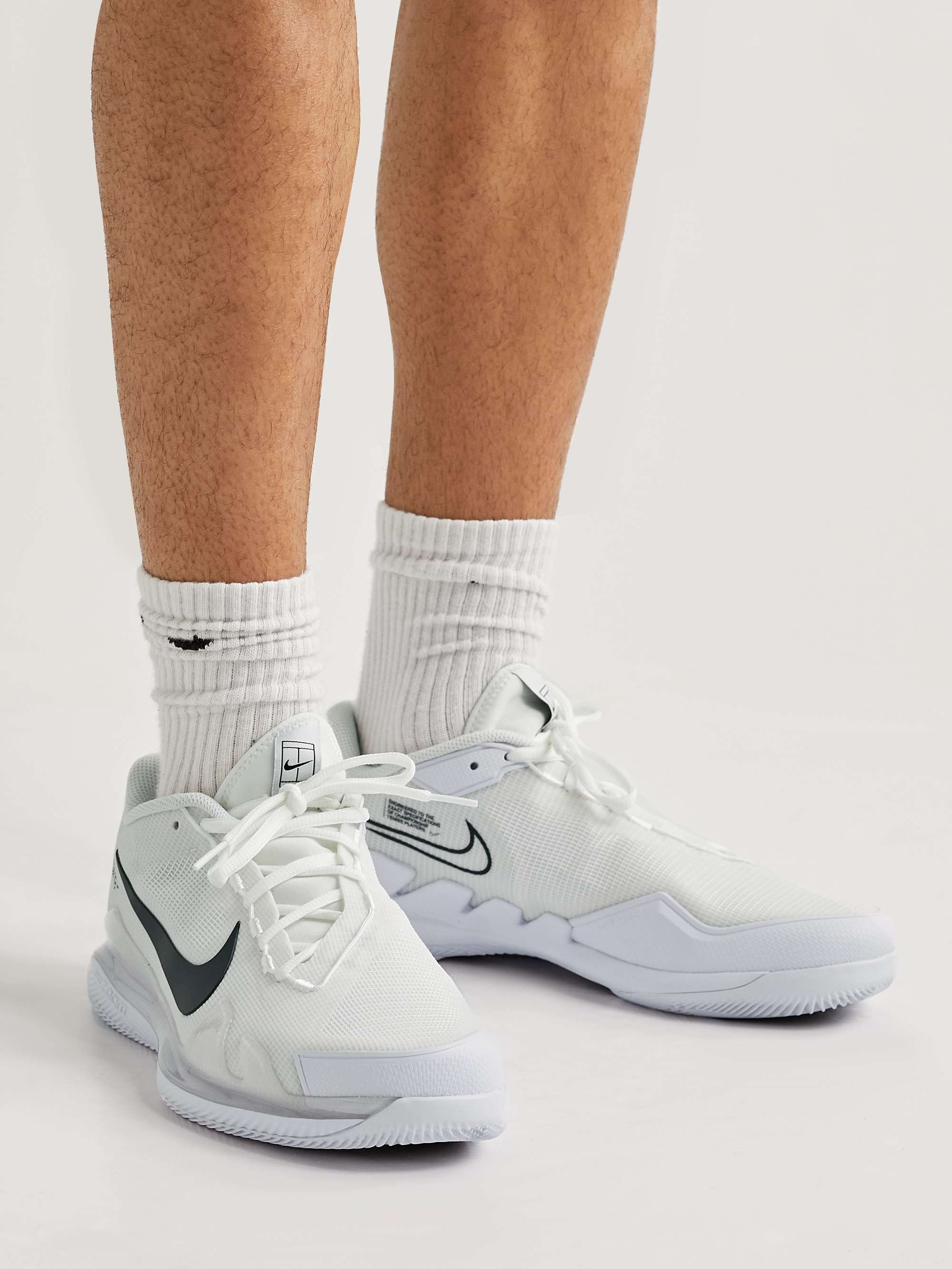 NIKE TENNIS NikeCourt Air Zoom Vapor Pro Rubber-Trimmed Mesh Tennis  Sneakers | MR PORTER