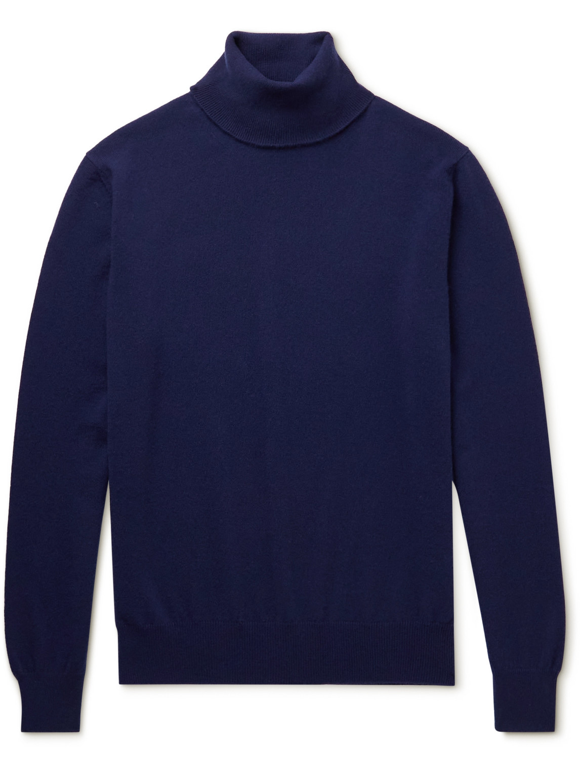 Loro Piana Baby Cashmere Rollneck Jumper In Blue