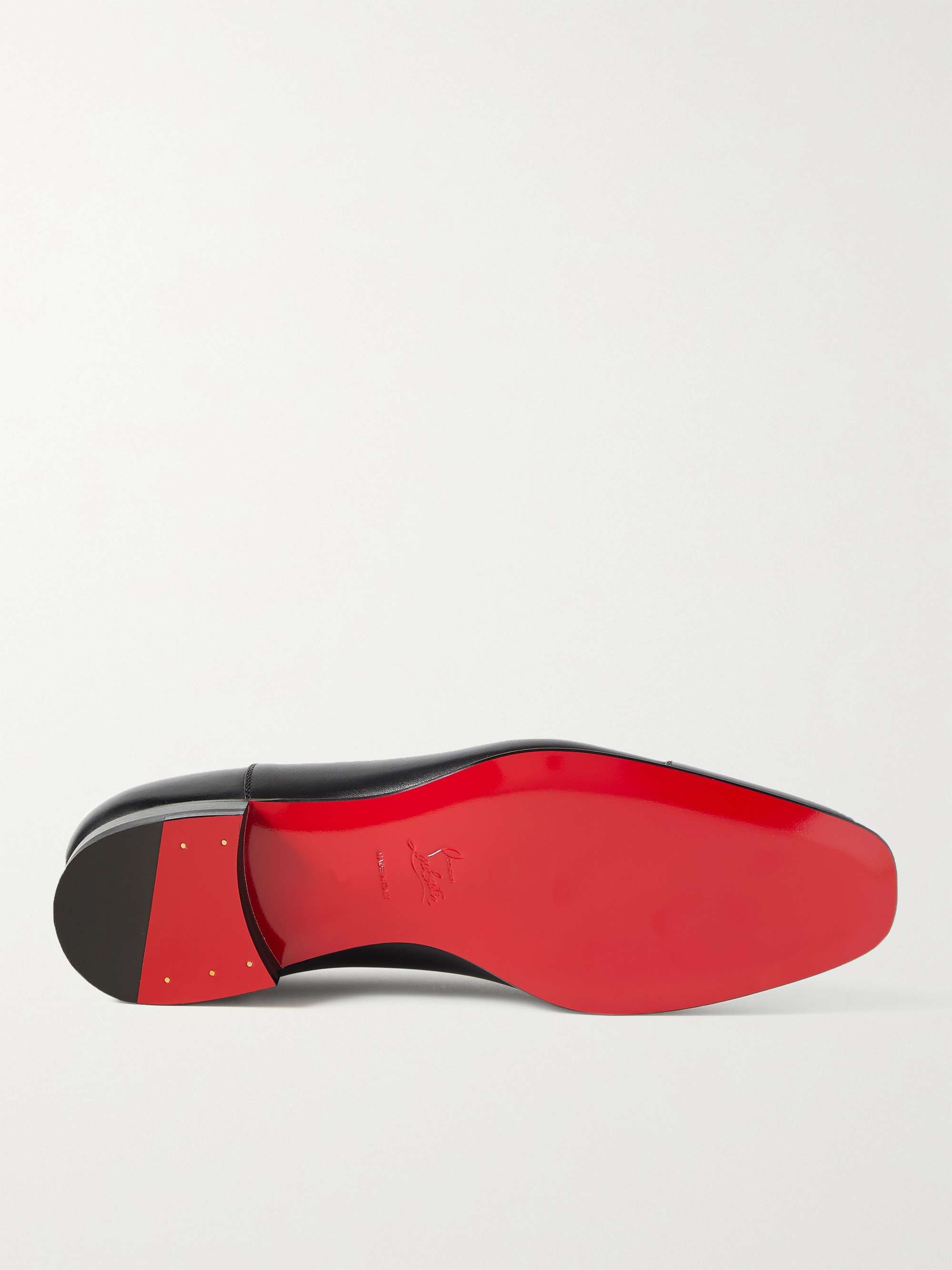 CHRISTIAN LOUBOUTIN Greggo Leather Oxford Shoes for Men | MR PORTER