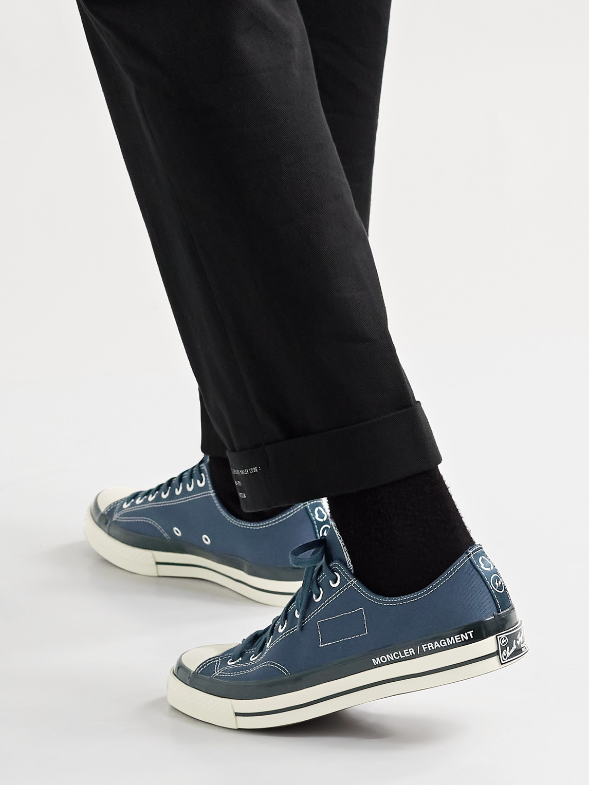 Moncler Converse 7 Fragment Fraylor Iii Canvas Sneakers In Blue | ModeSens
