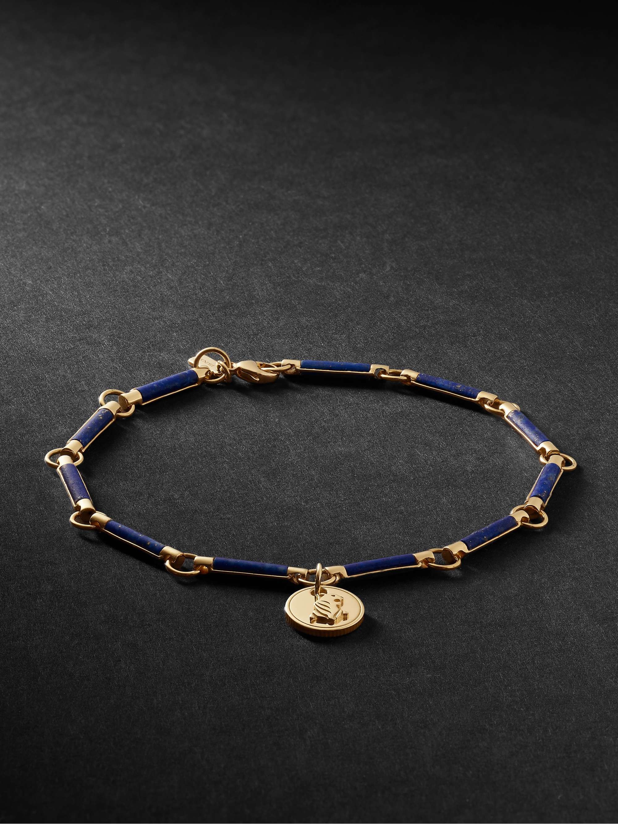 Blue 18-Karat Gold Lapis Lazuli Bracelet | FOUNDRAE | MR PORTER
