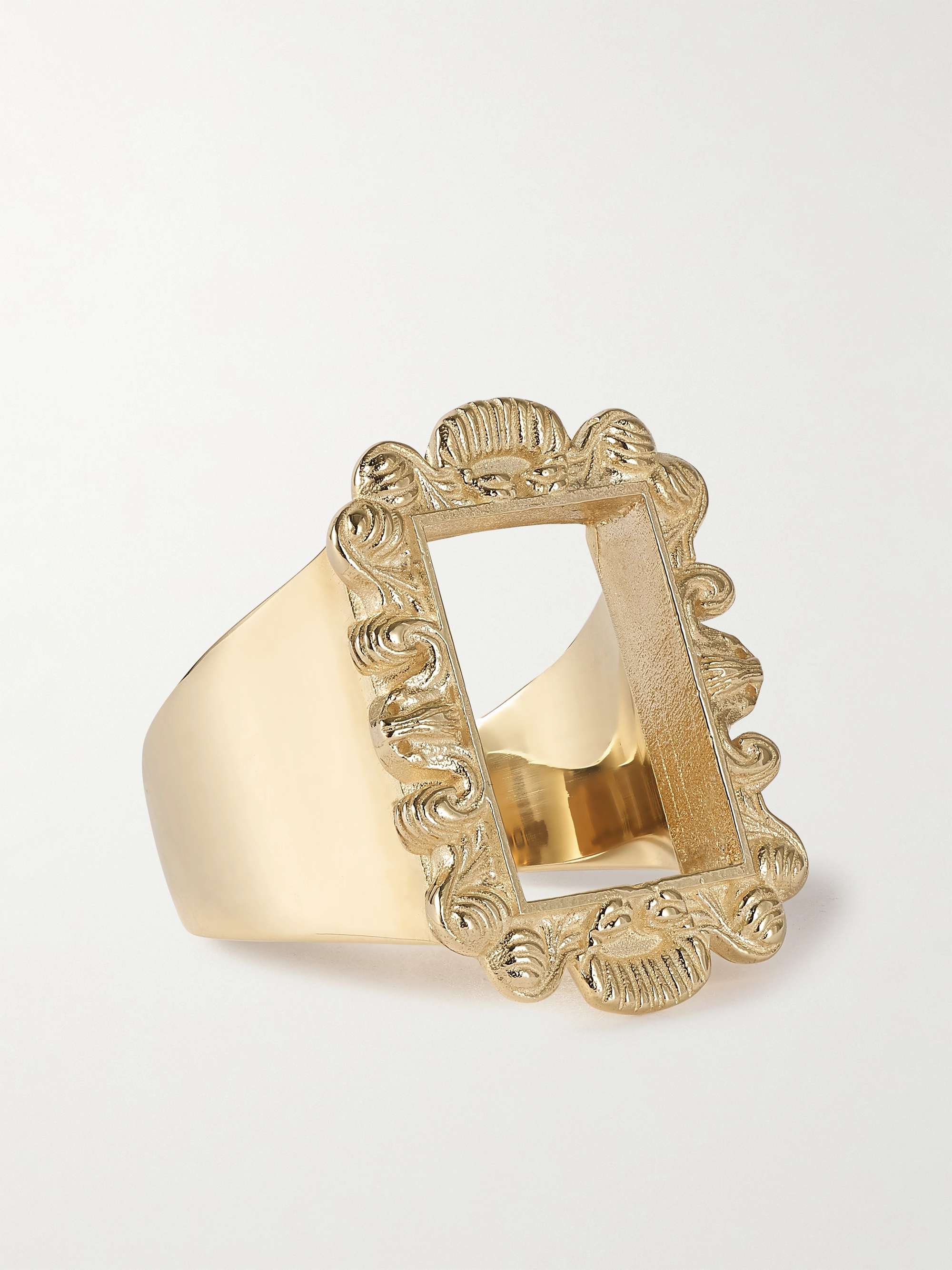 BLEUE BURNHAM 9-Karat Recycled Gold Ring | MR PORTER
