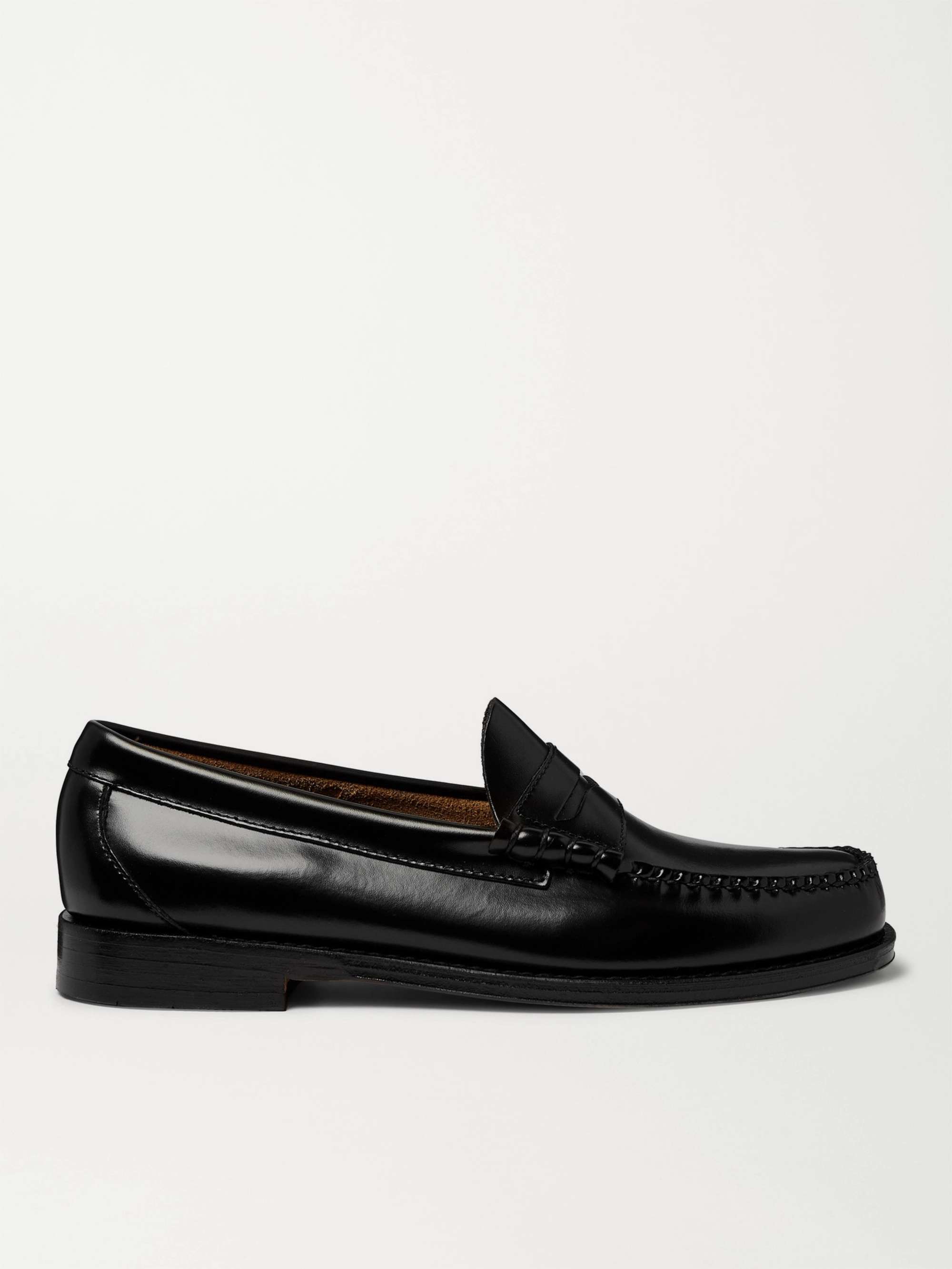 Black Weejuns Heritage Larson Leather Penny Loafers | G.H. BASS & CO. | MR  PORTER