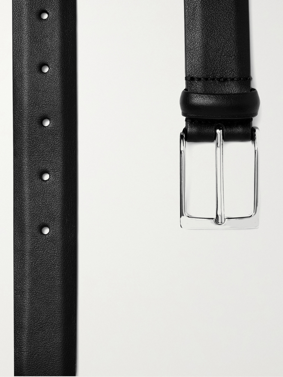 Shop Anderson's 3cm Black Leather Belt