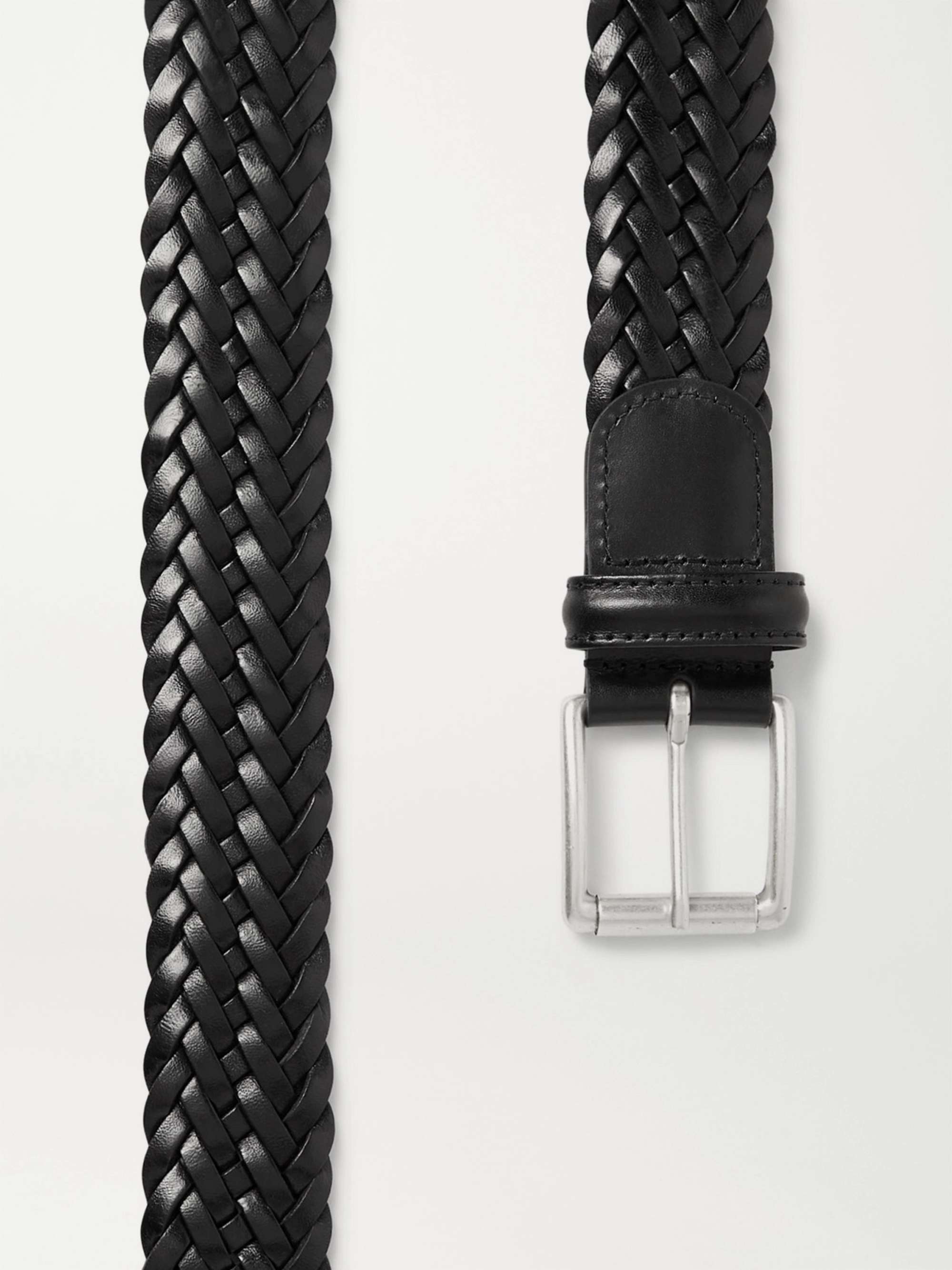 MANDRN | The Carry - Black Woven Leather Strap