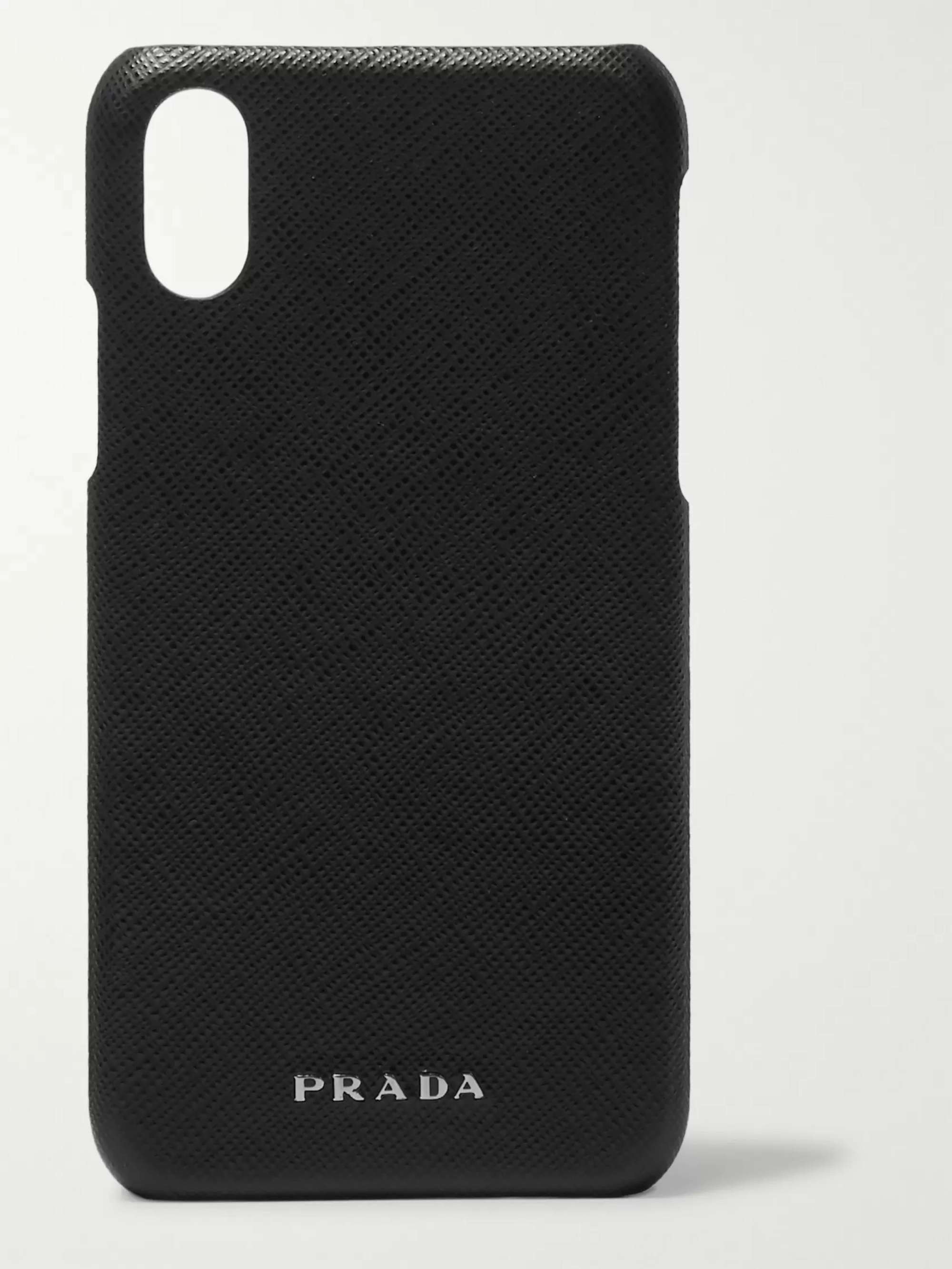 PRADA Saffiano Leather iPhone XS Case | MR PORTER