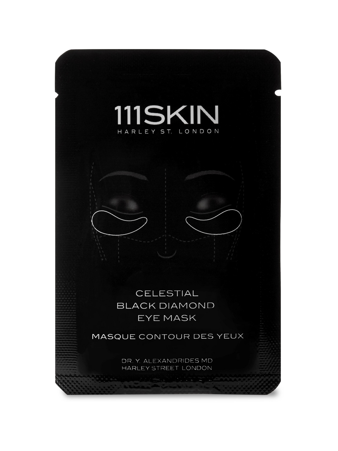 111skin Celestial Black Diamond Eye Mask 8 X 6ml In Colorless