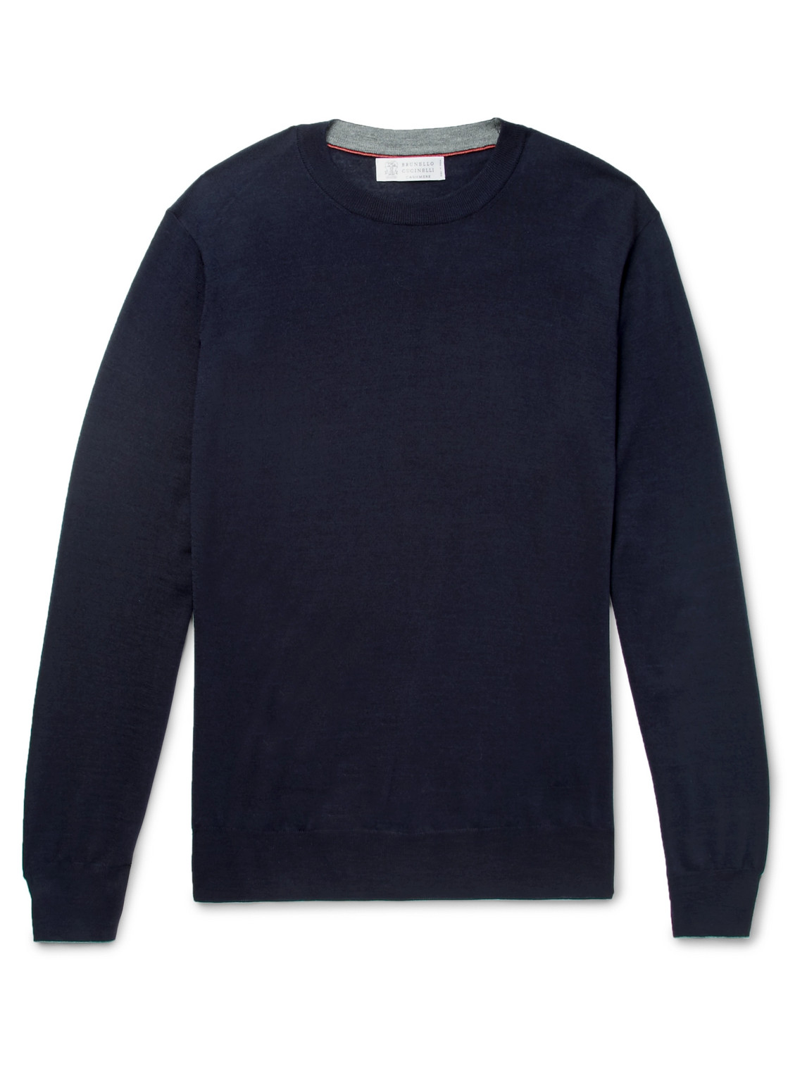BRUNELLO CUCINELLI WOOL AND CASHMERE-BLEND SWEATER