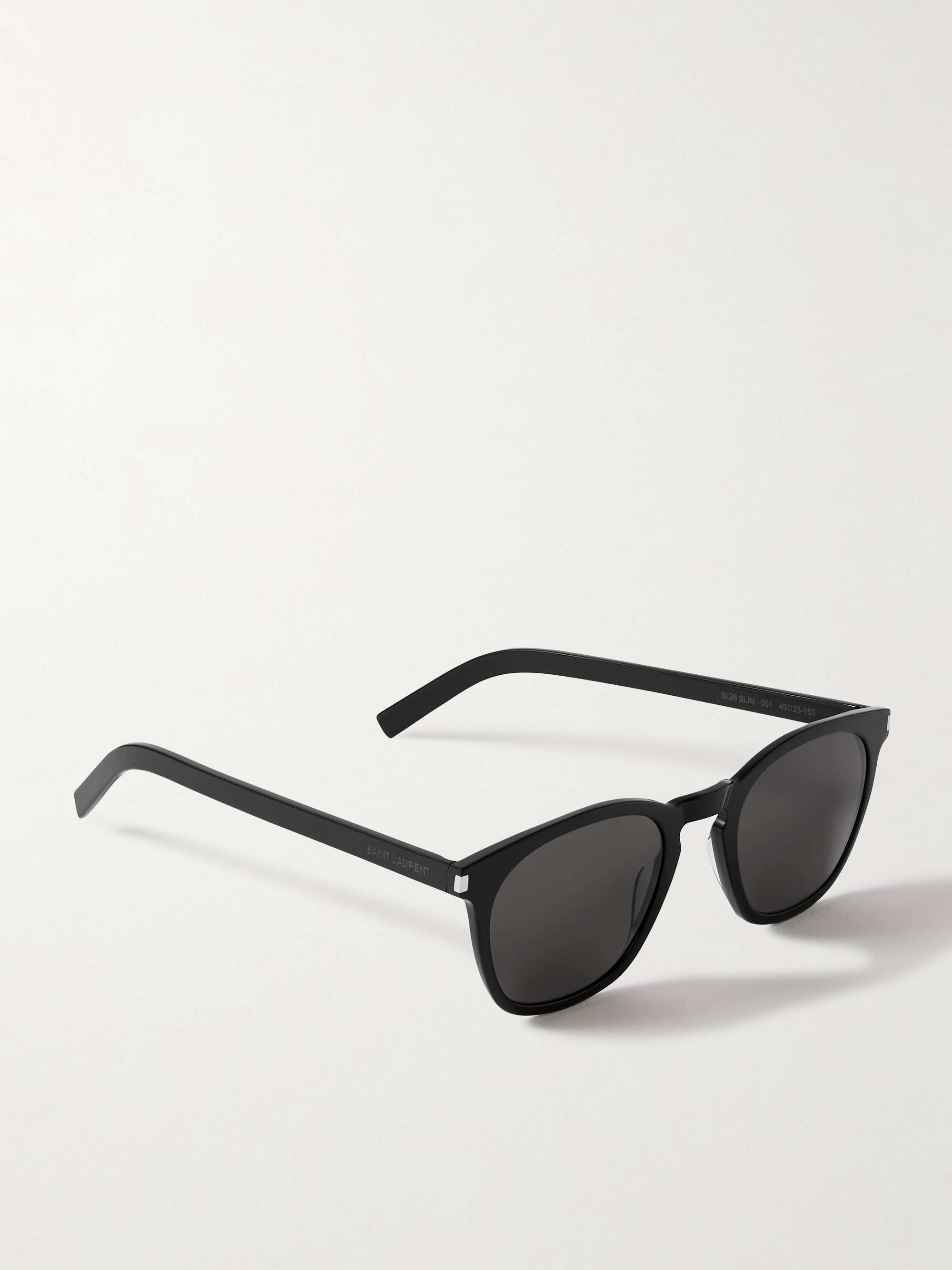 SAINT LAURENT EYEWEAR Round-Frame Metal Sunglasses | MR PORTER