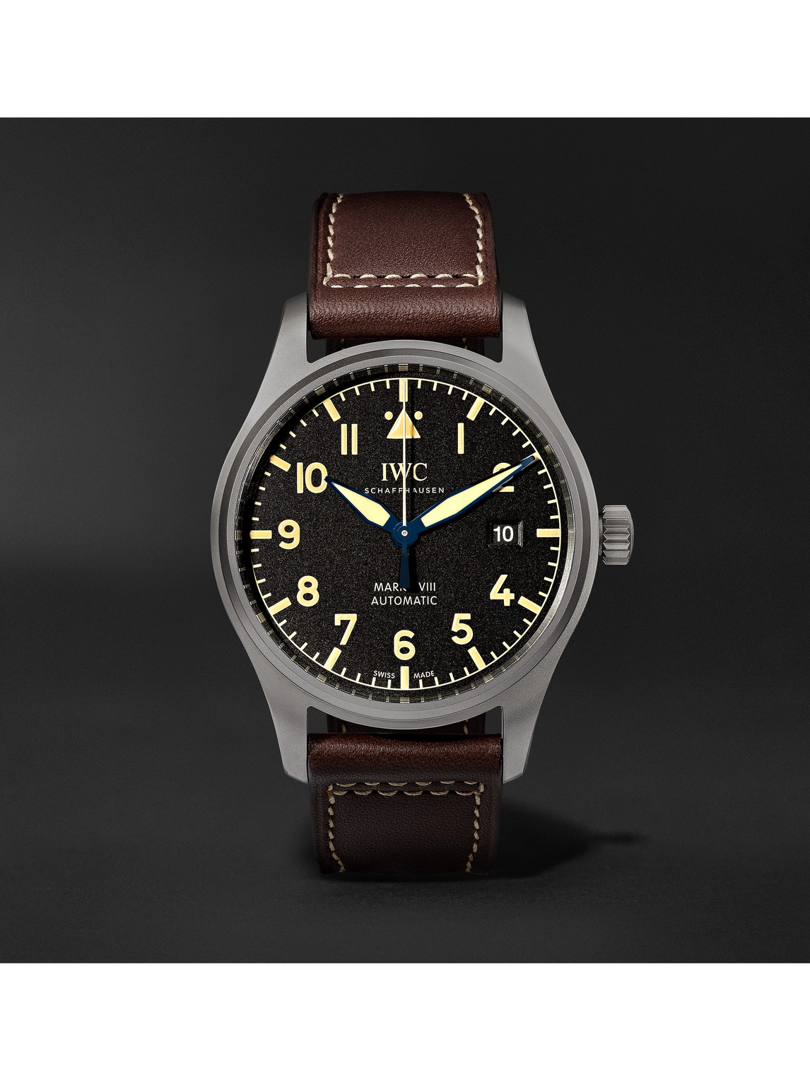 Iwc pilot mark deals xviii titanium