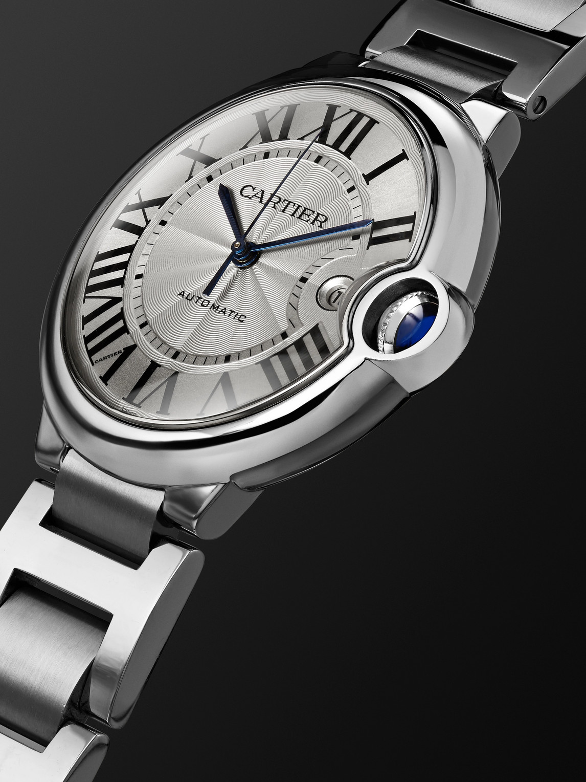 Shop Cartier Ballon Bleu De  Automatic 42mm Stainless Steel Watch, Ref. No. Crw69012z4 In Unknown