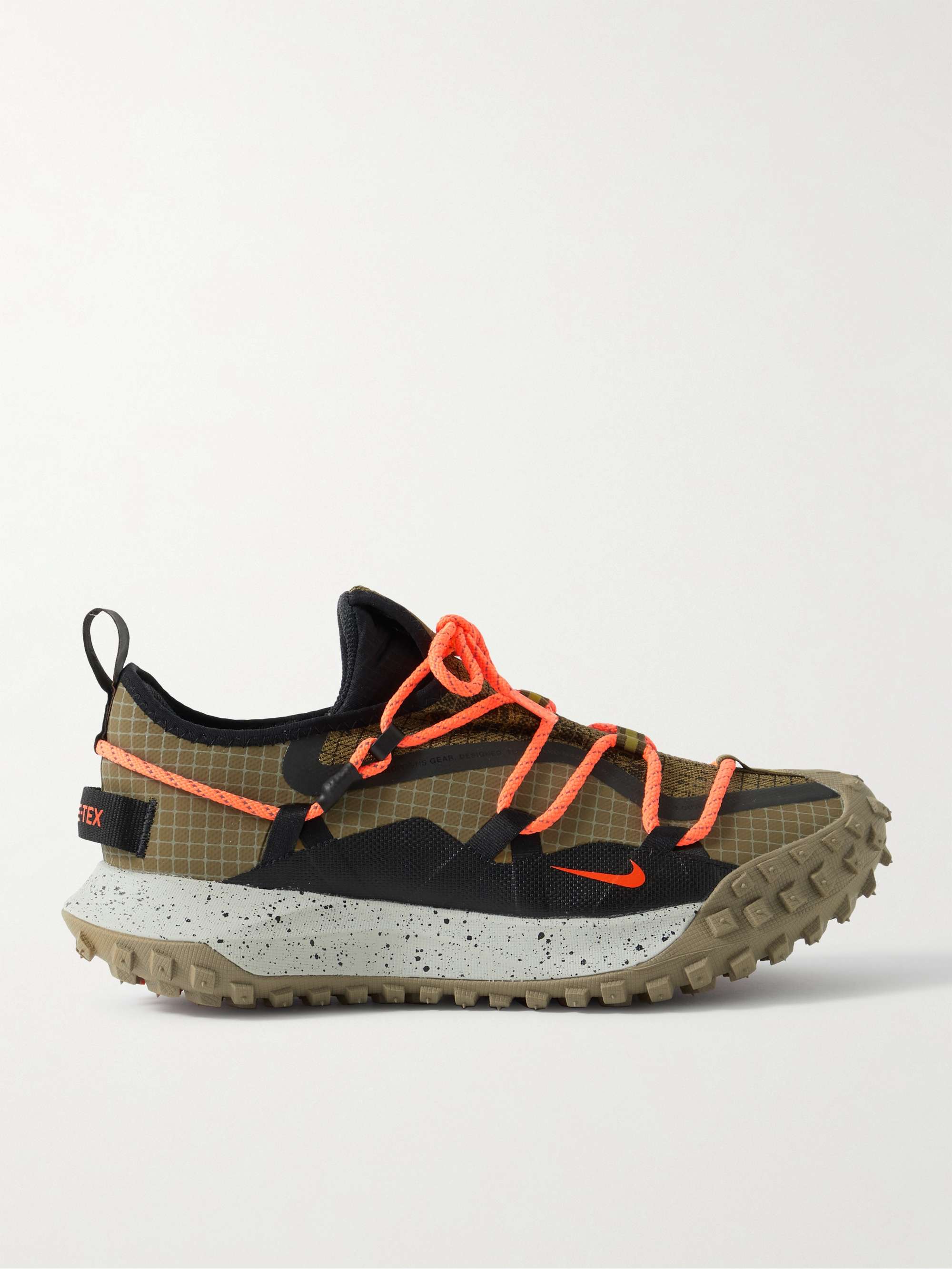 Brown ACG Mountain Fly Rubber-Trimmed GORE-TEX Sneakers | NIKE | MR PORTER