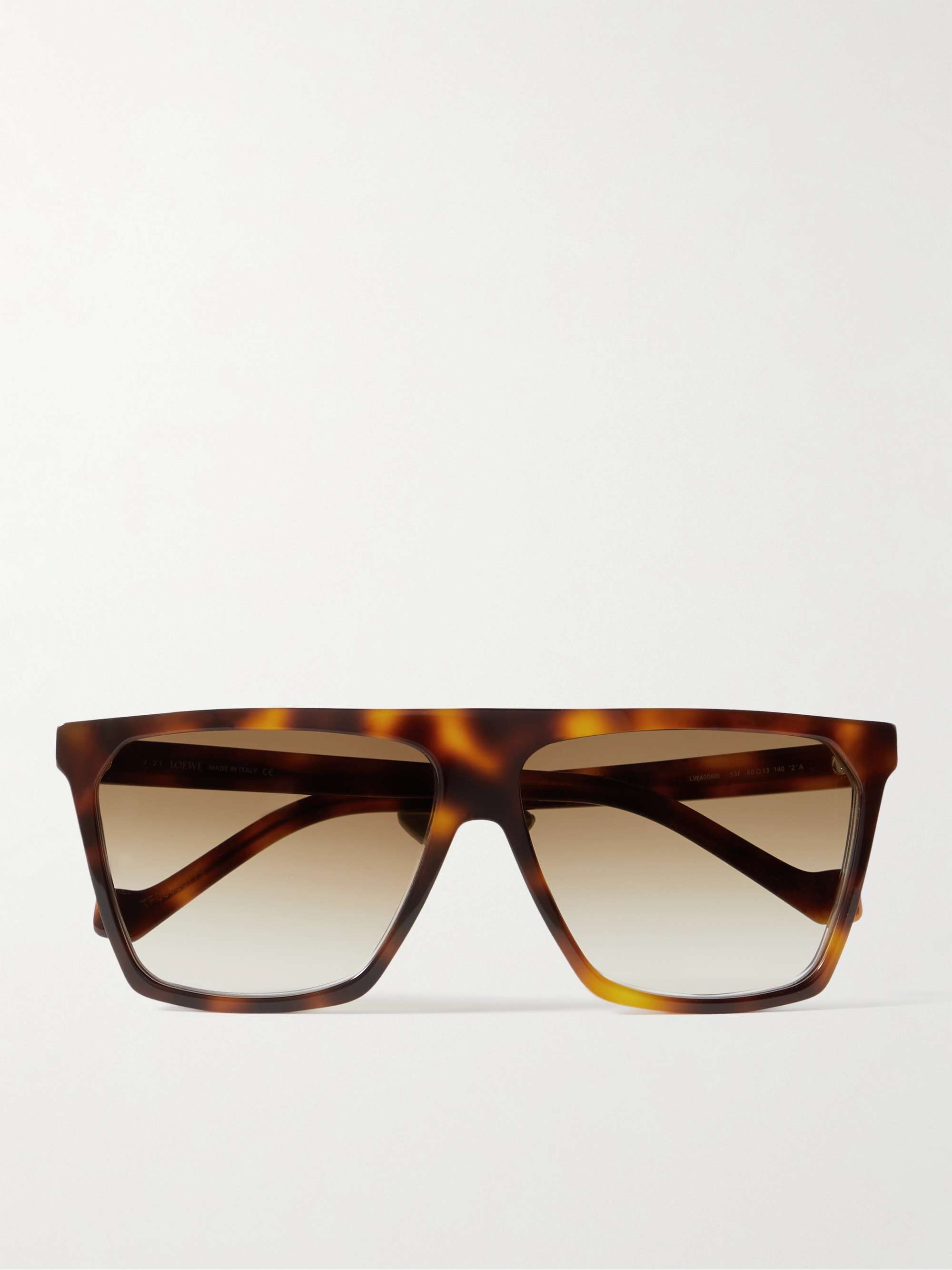 LOEWE D-Frame Tortoiseshell Acetate Sunglasses for Men | MR PORTER