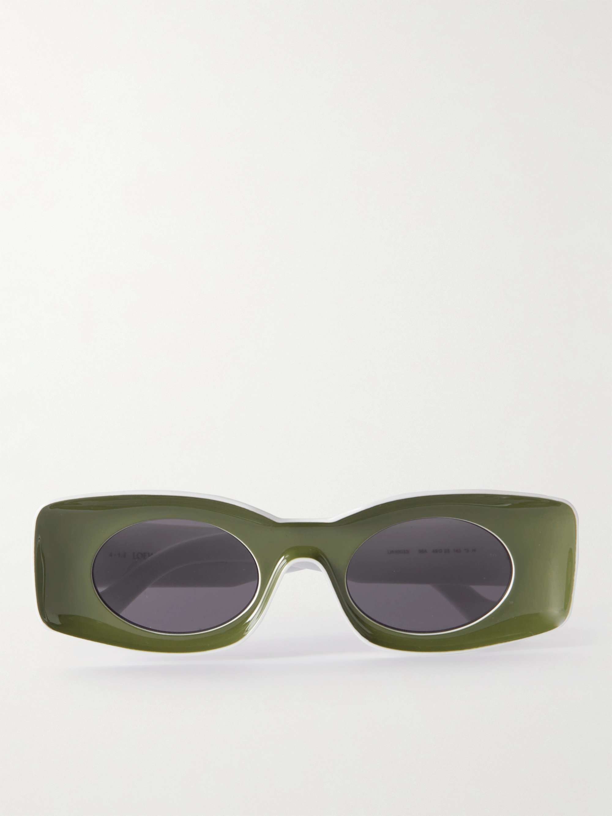 LOEWE + Paula's Ibiza Rectangular-Frame Acetate Sunglasses | MR PORTER