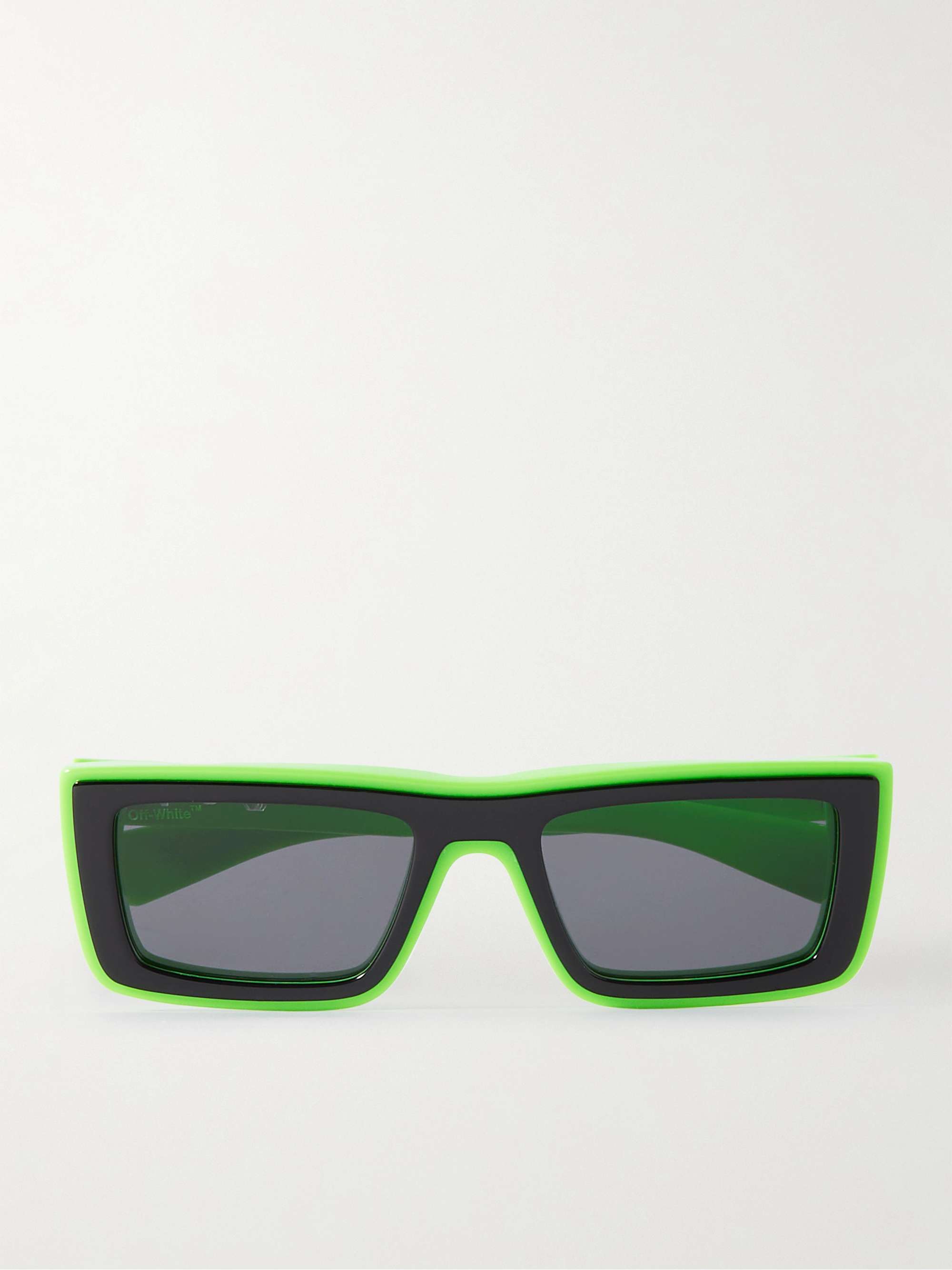 OFF-WHITE Jacob Square-Frame Acetate Sunglasses | MR PORTER