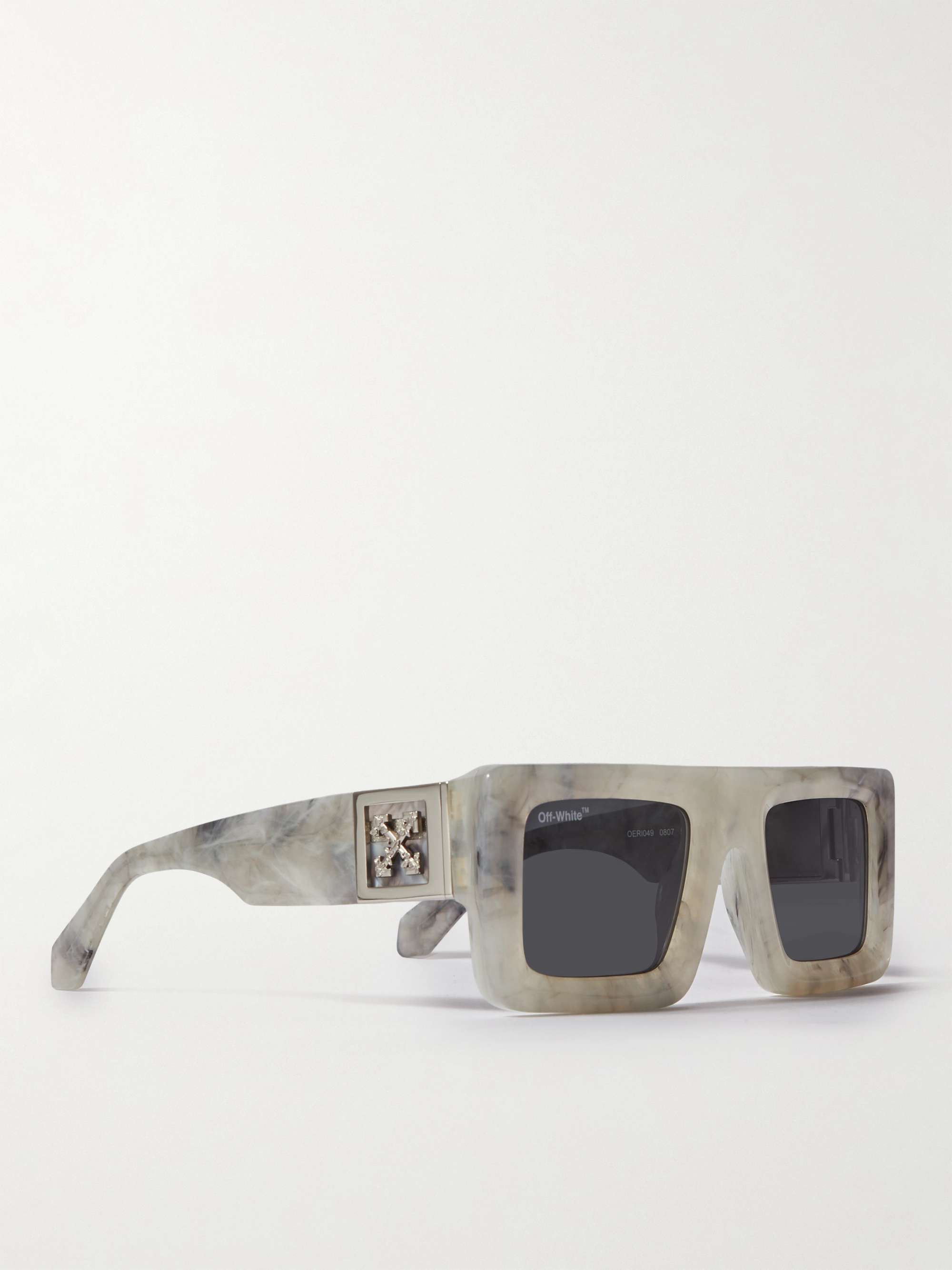 OFF-WHITE Leonardo Square-Frame Acetate Sunglasses for Men | MR PORTER
